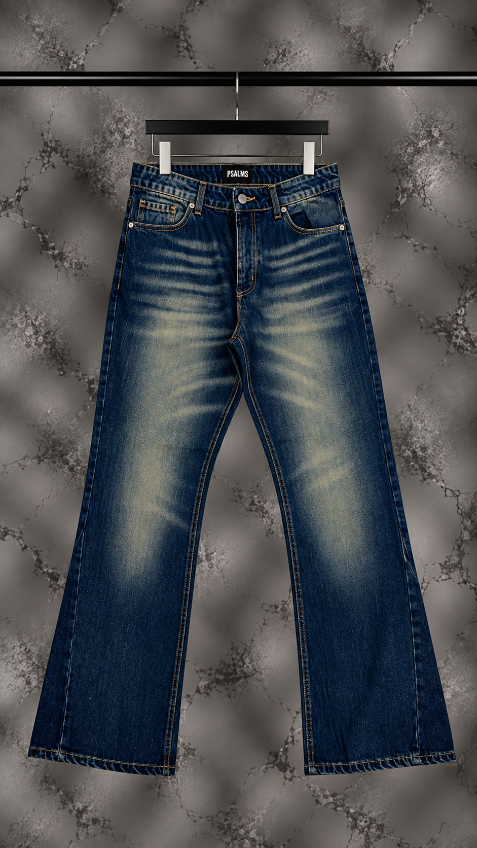 Jeans Uomo Flare Denim Mocha