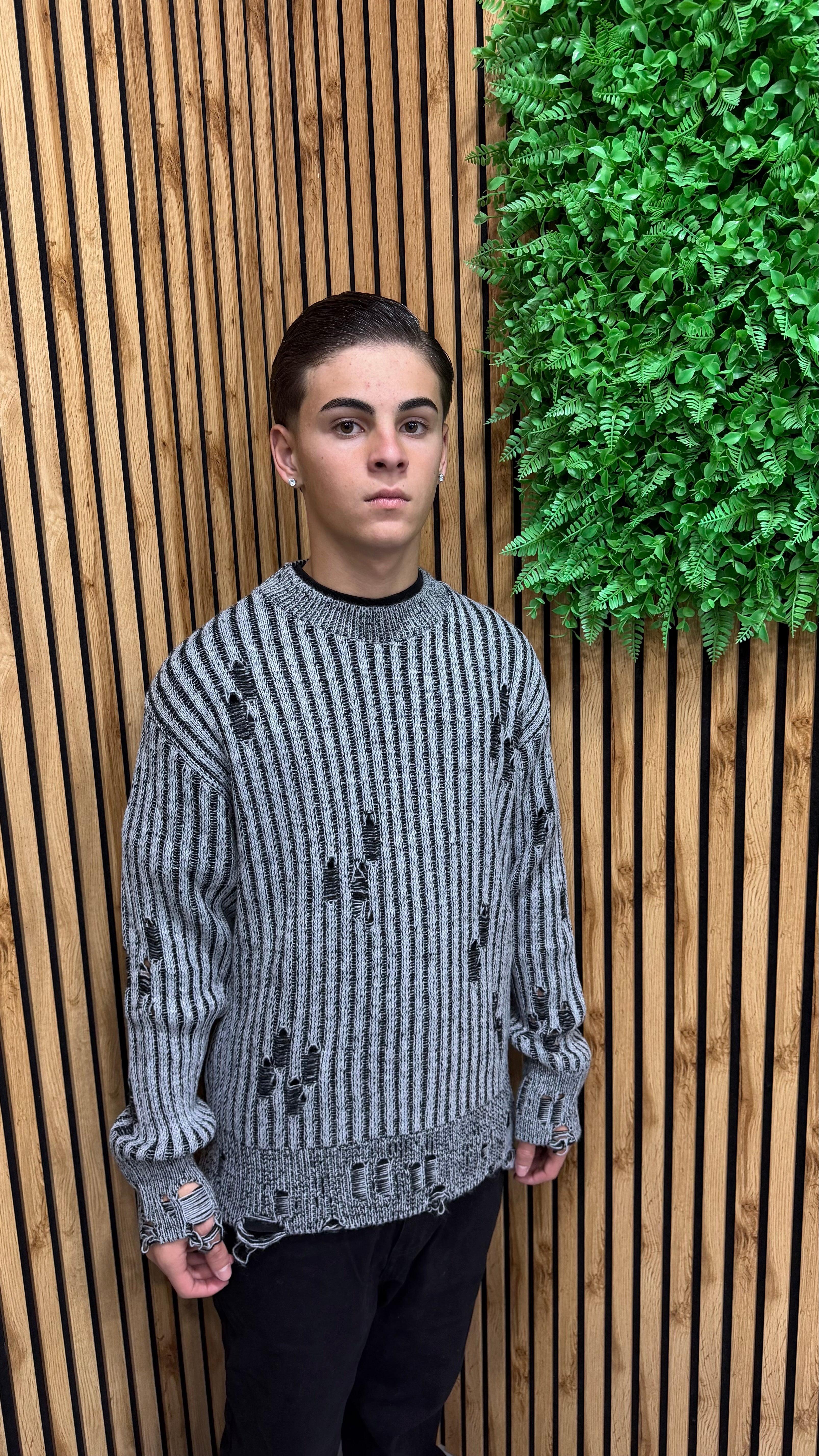 Maglione “Stripes” Bicolor