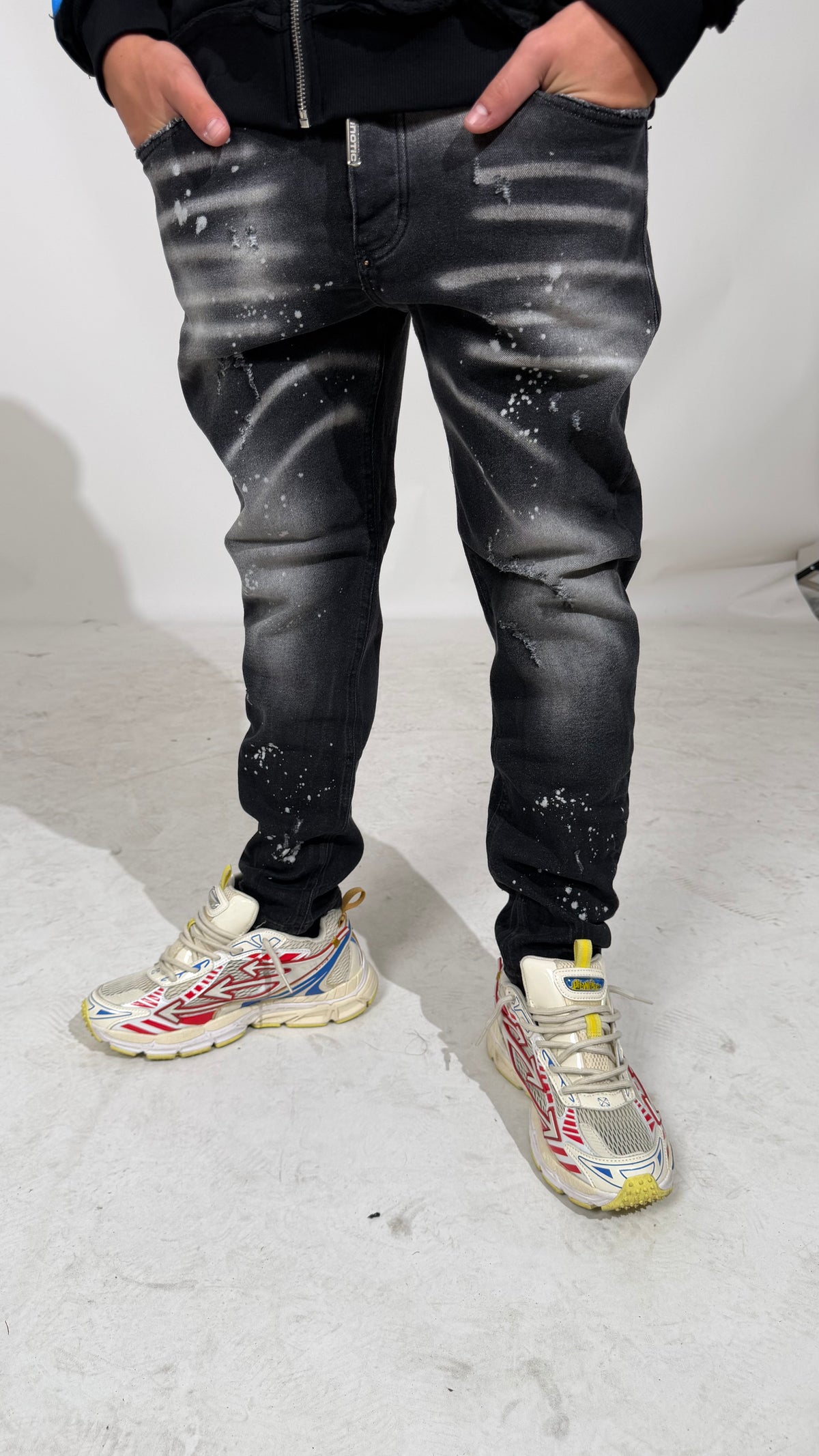 Jeans Uomo Mood DSQ DQ6 Black Cianotic