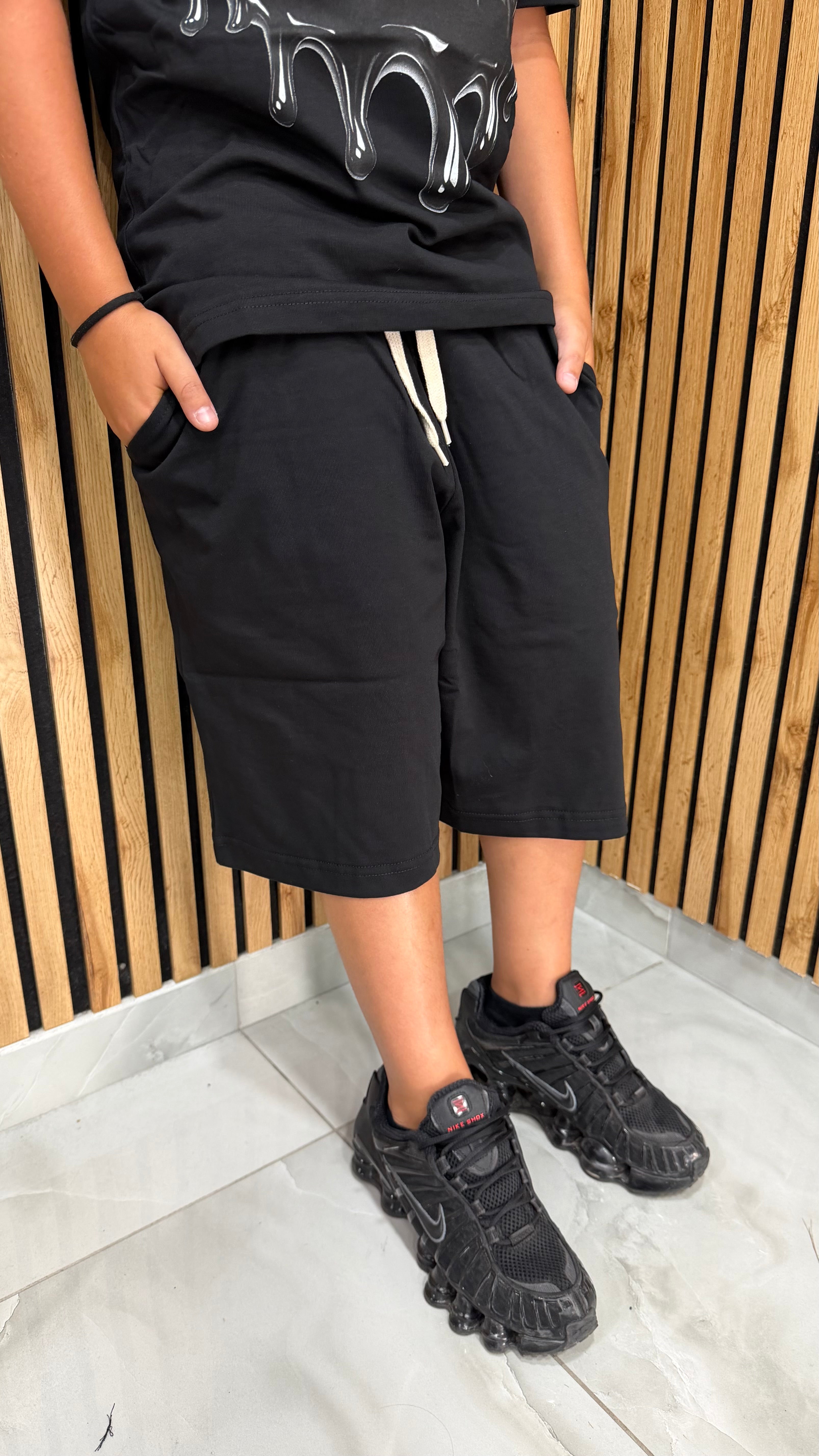 Coordinato “Kiss” Black Junior