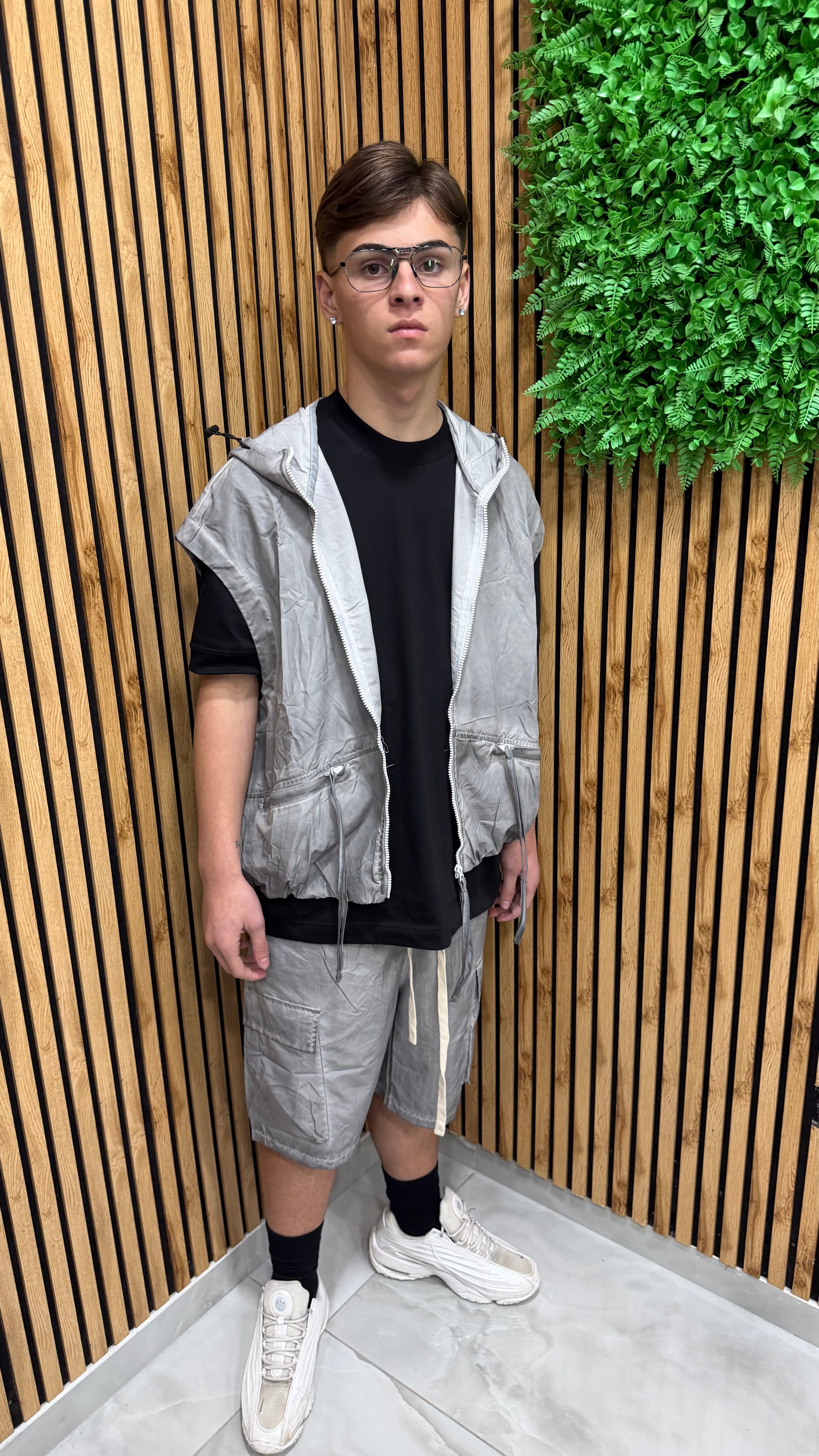 Coordinato “Mood Geolier” Grey 2 Colori