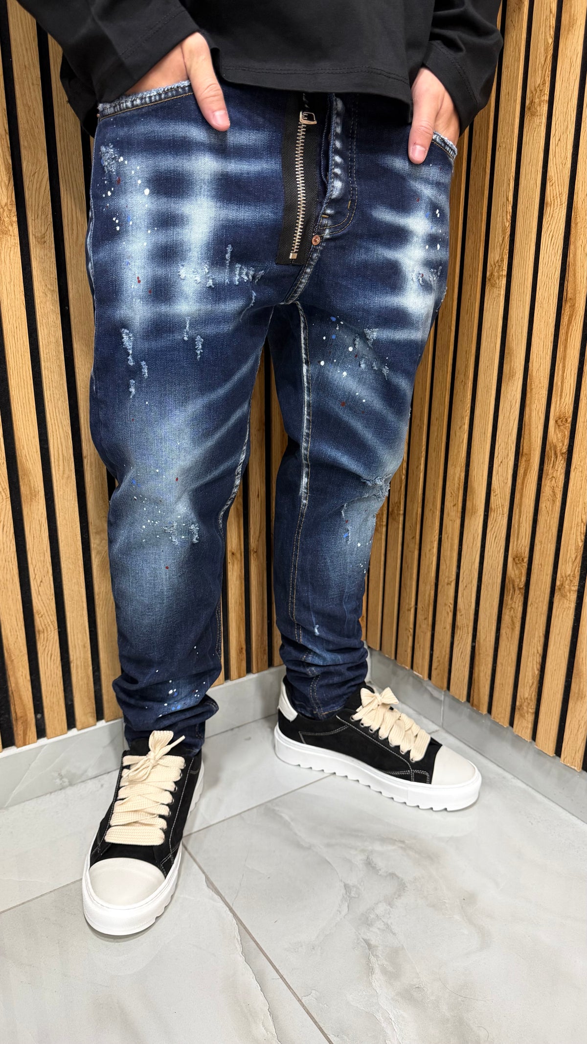 Jeans Uomo Mood DSQ Cruis Cianotic