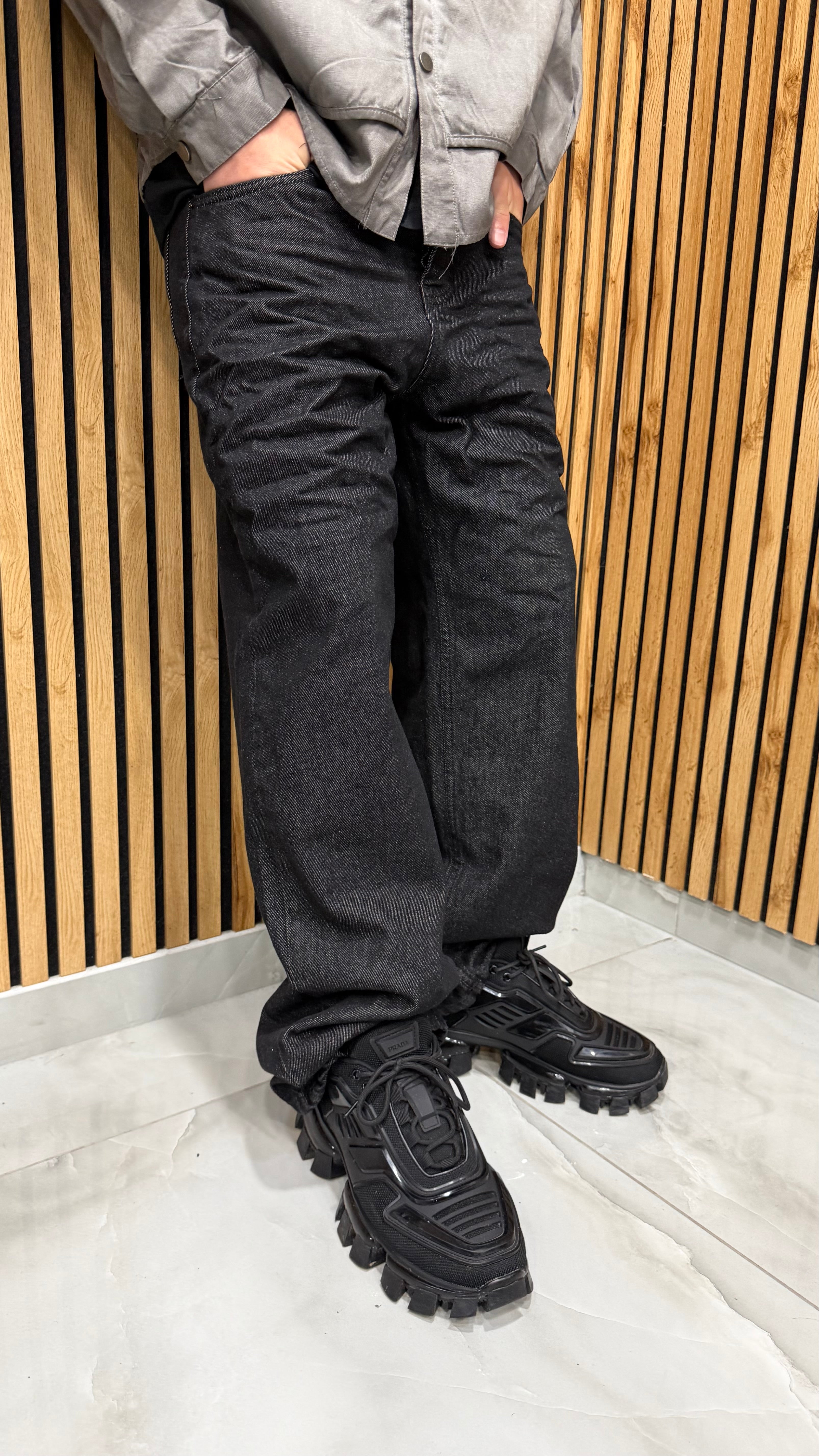 Jeans Super Baggy Double Black Cianotic