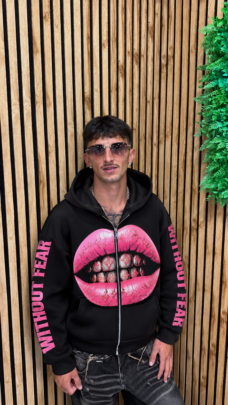 Felpa Uomo “Mouth Zipped” 2 Colori TPWR