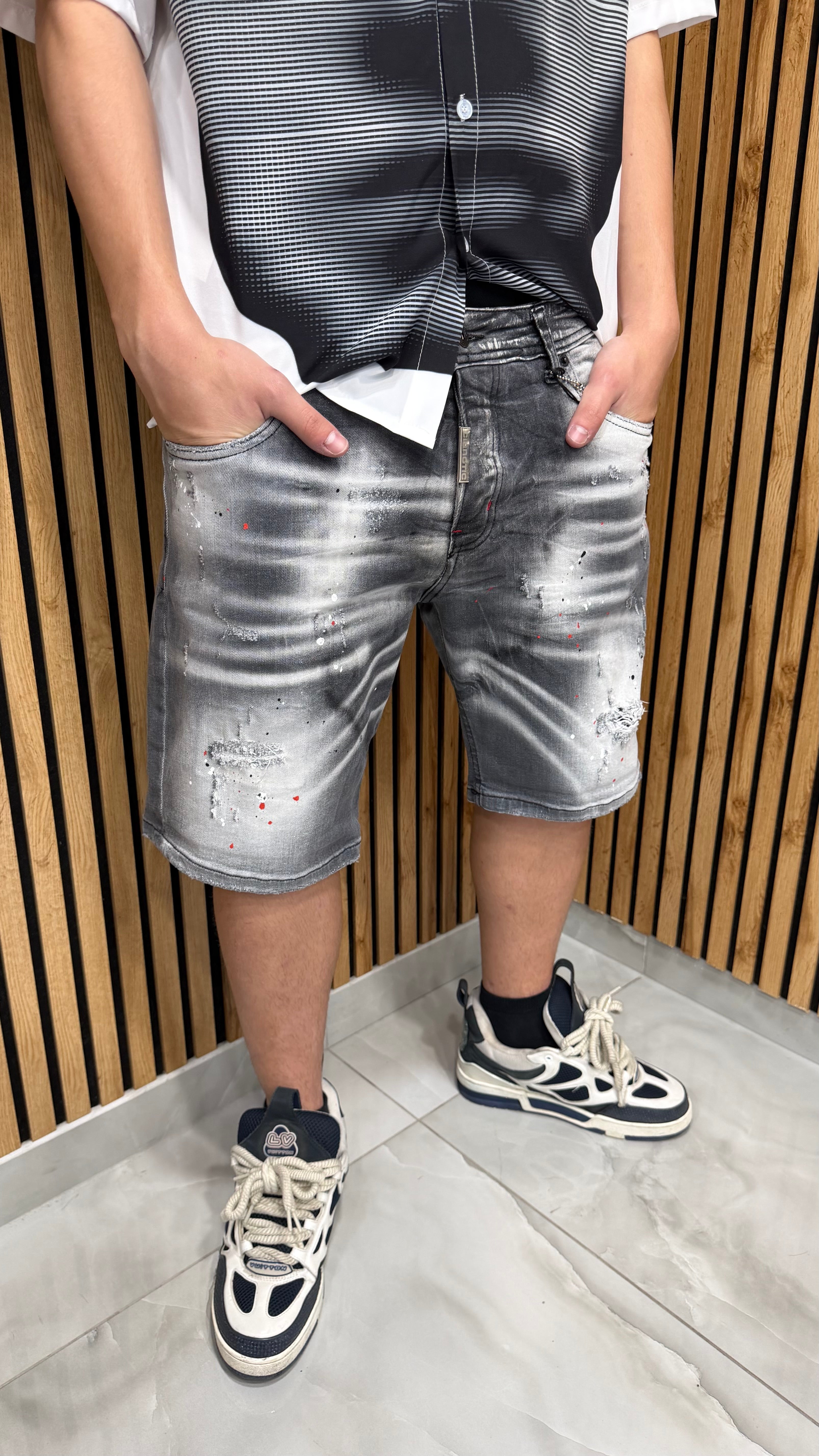 Jeans Shorts Cannes Black Cianotic