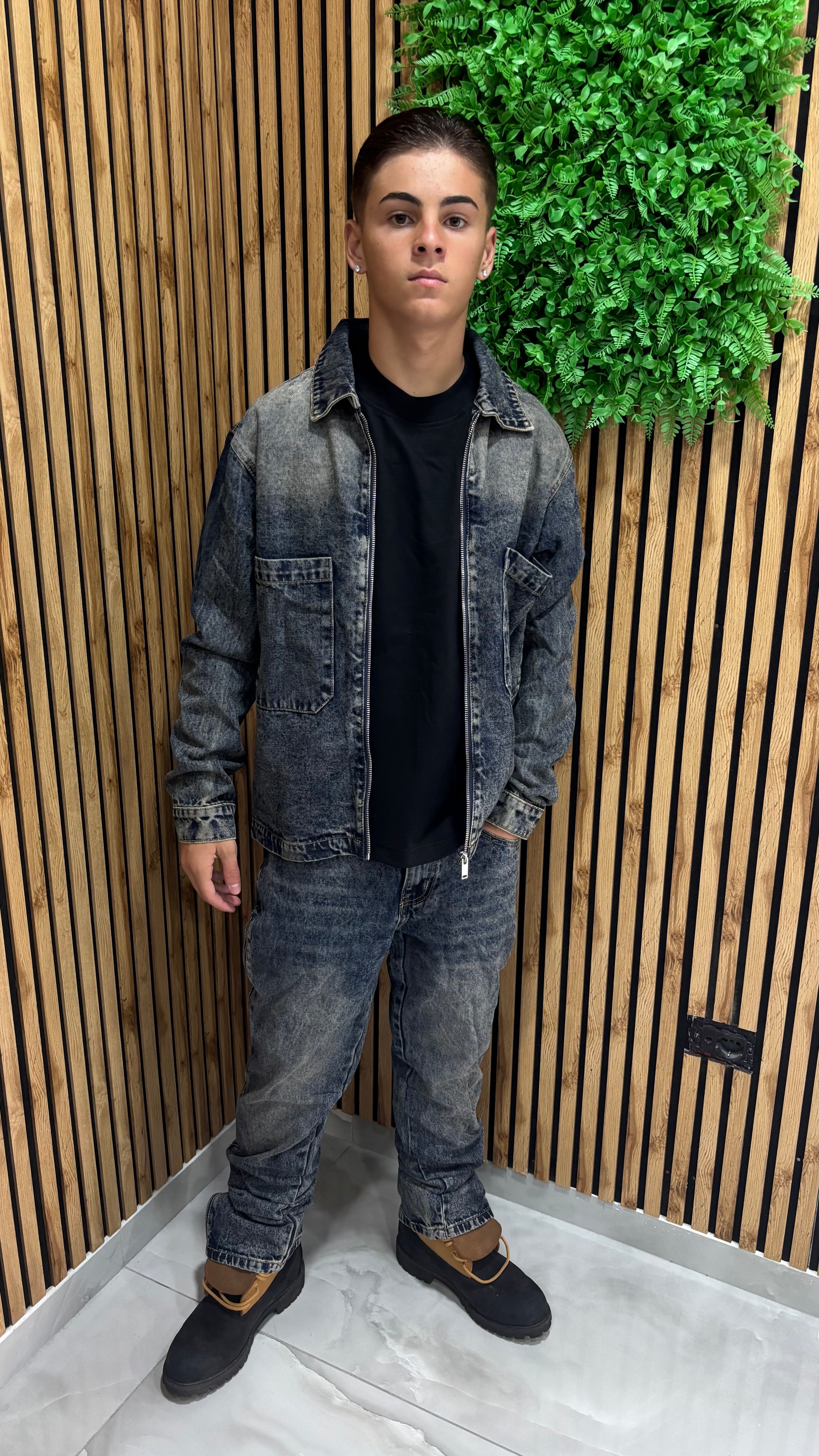 Cordset Jeans Sabbiato Zip Lateral (Mc Tominay)