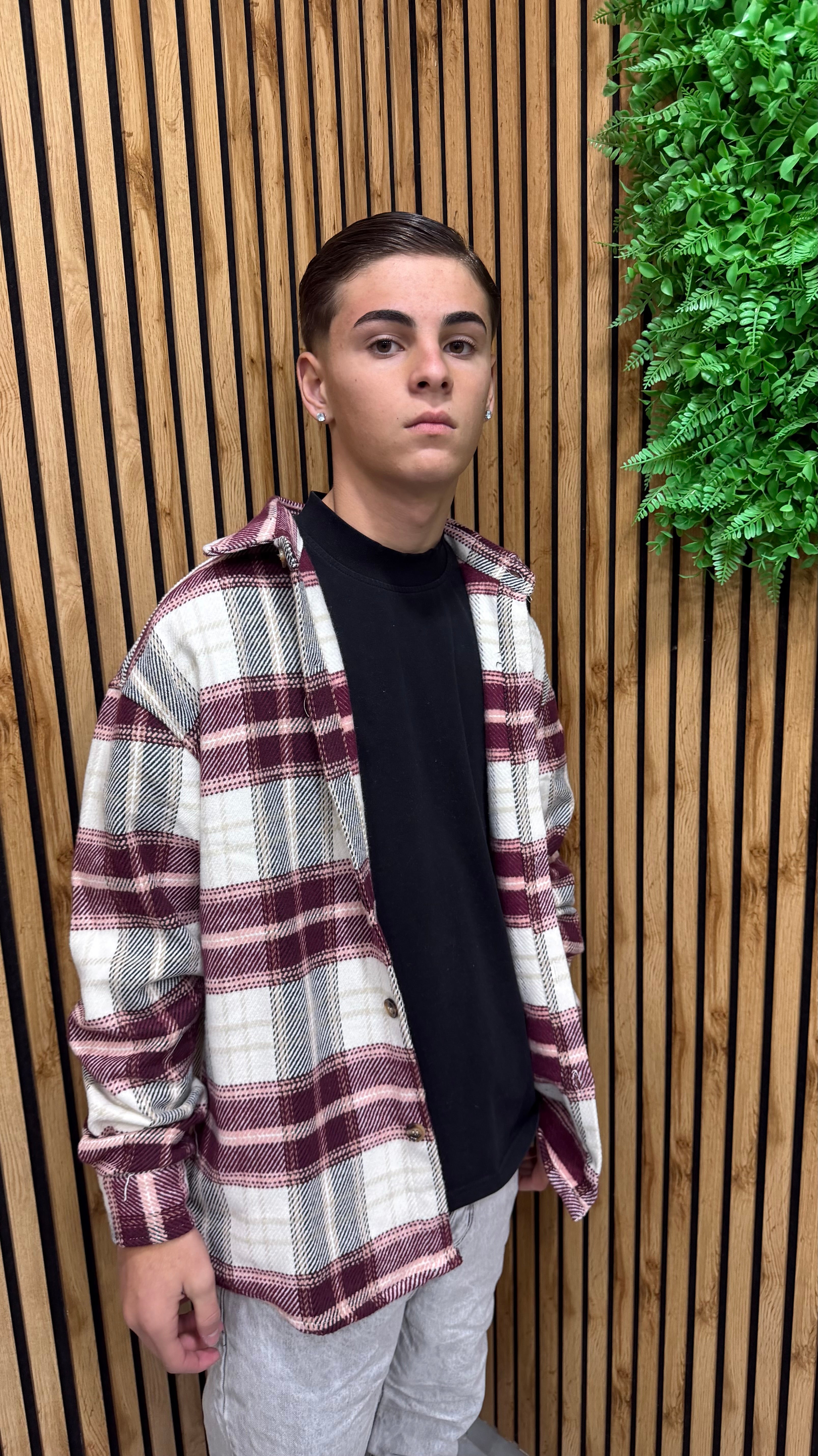 Camicia Quadri Tessuto Premium