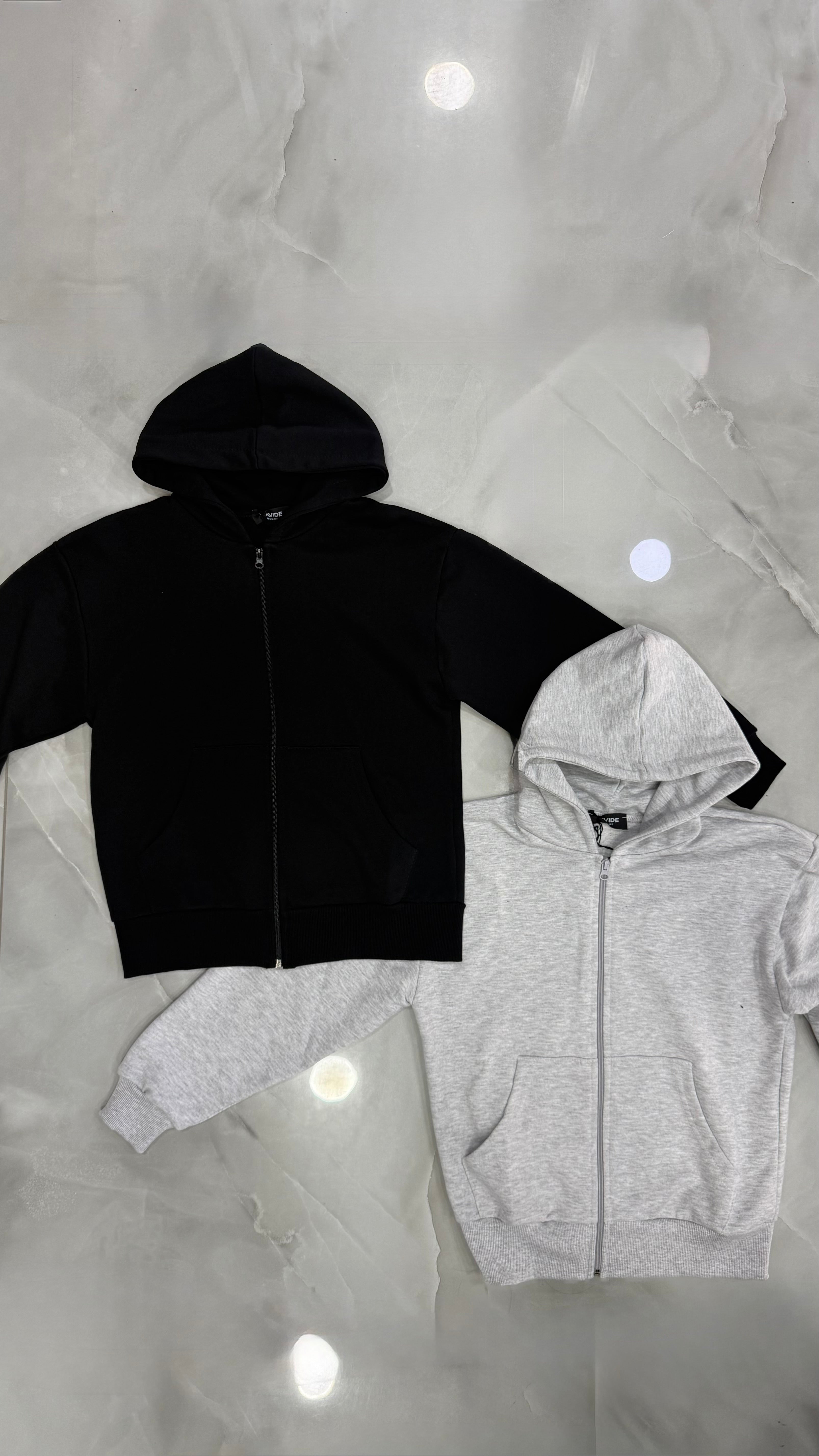 Felpa Junior “Classic” Con Zip 2 Colori