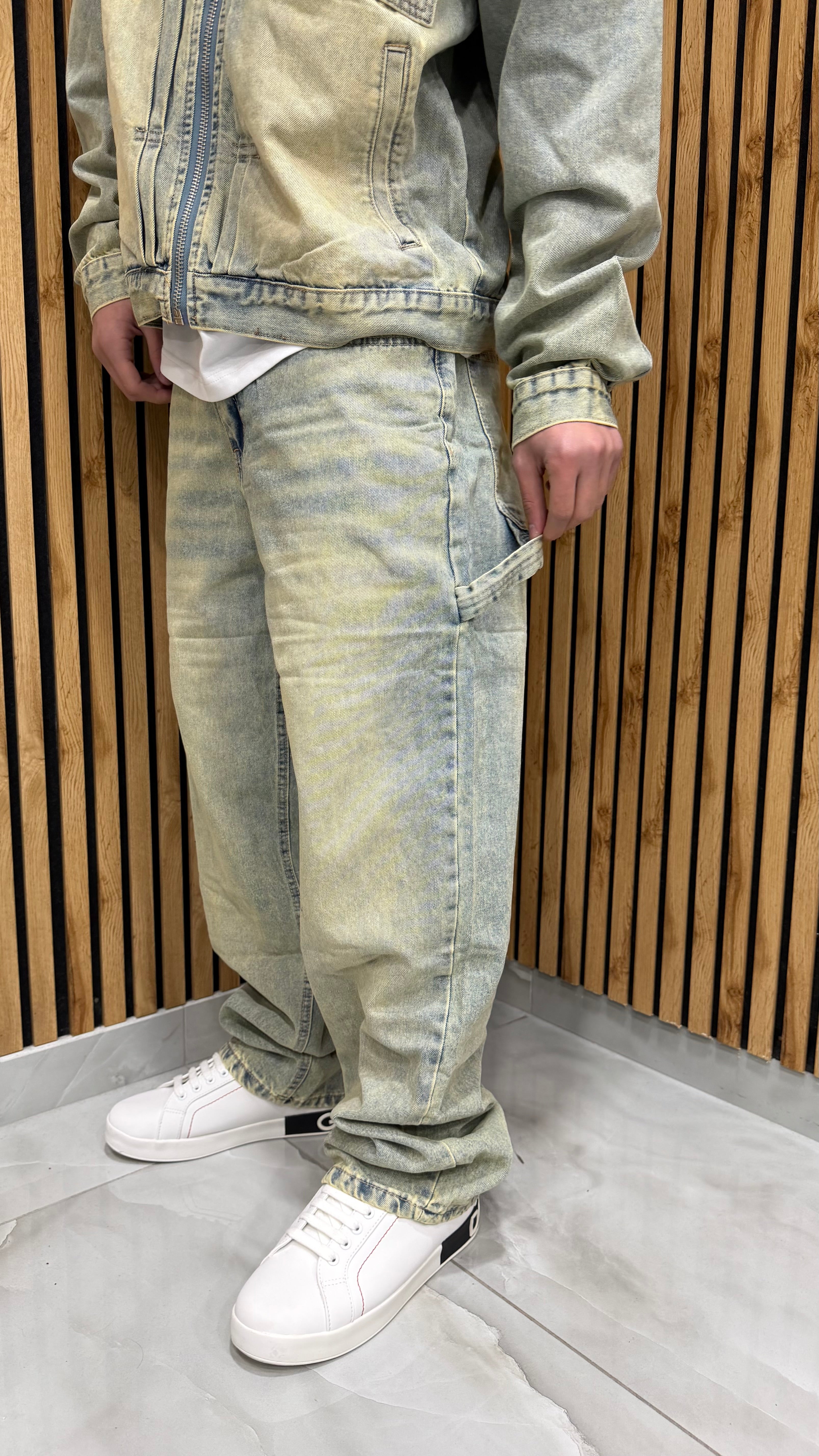 Coordset Jeans “Light Blue”