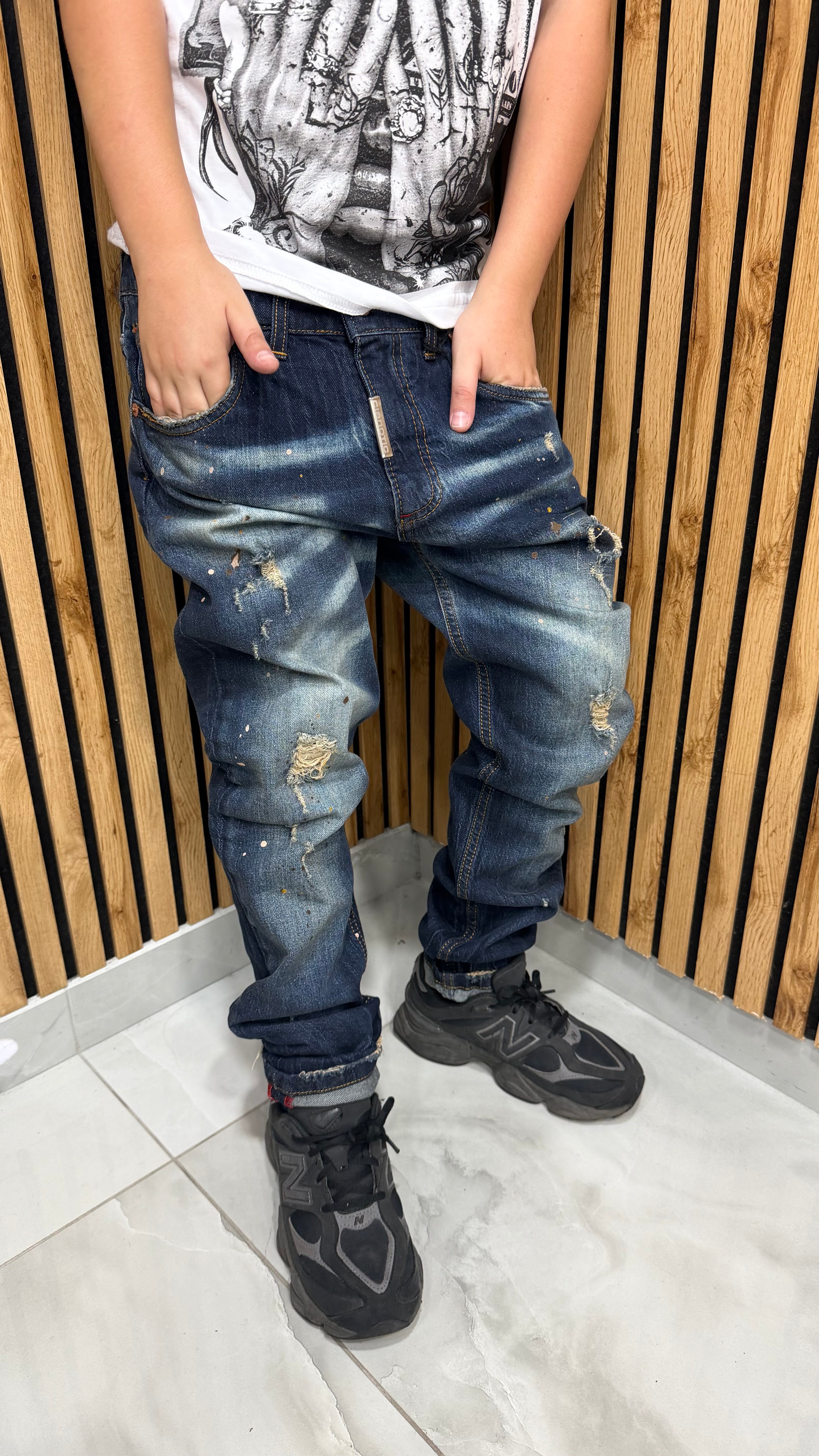 Jeans Mood DSQ CB CM Blue Cianotic Junior
