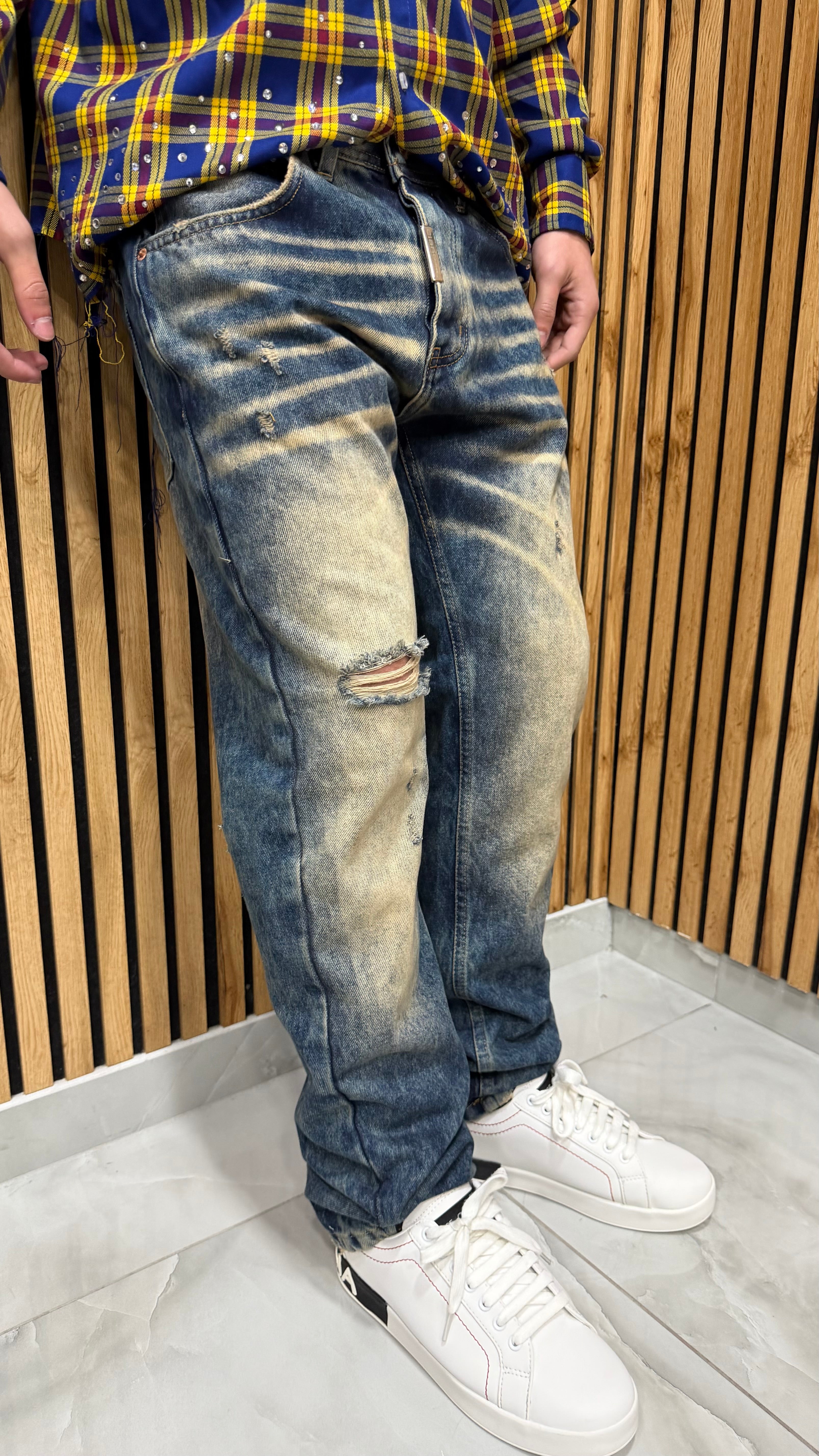 Jeans Straight Travis 2 Blu Cianotic