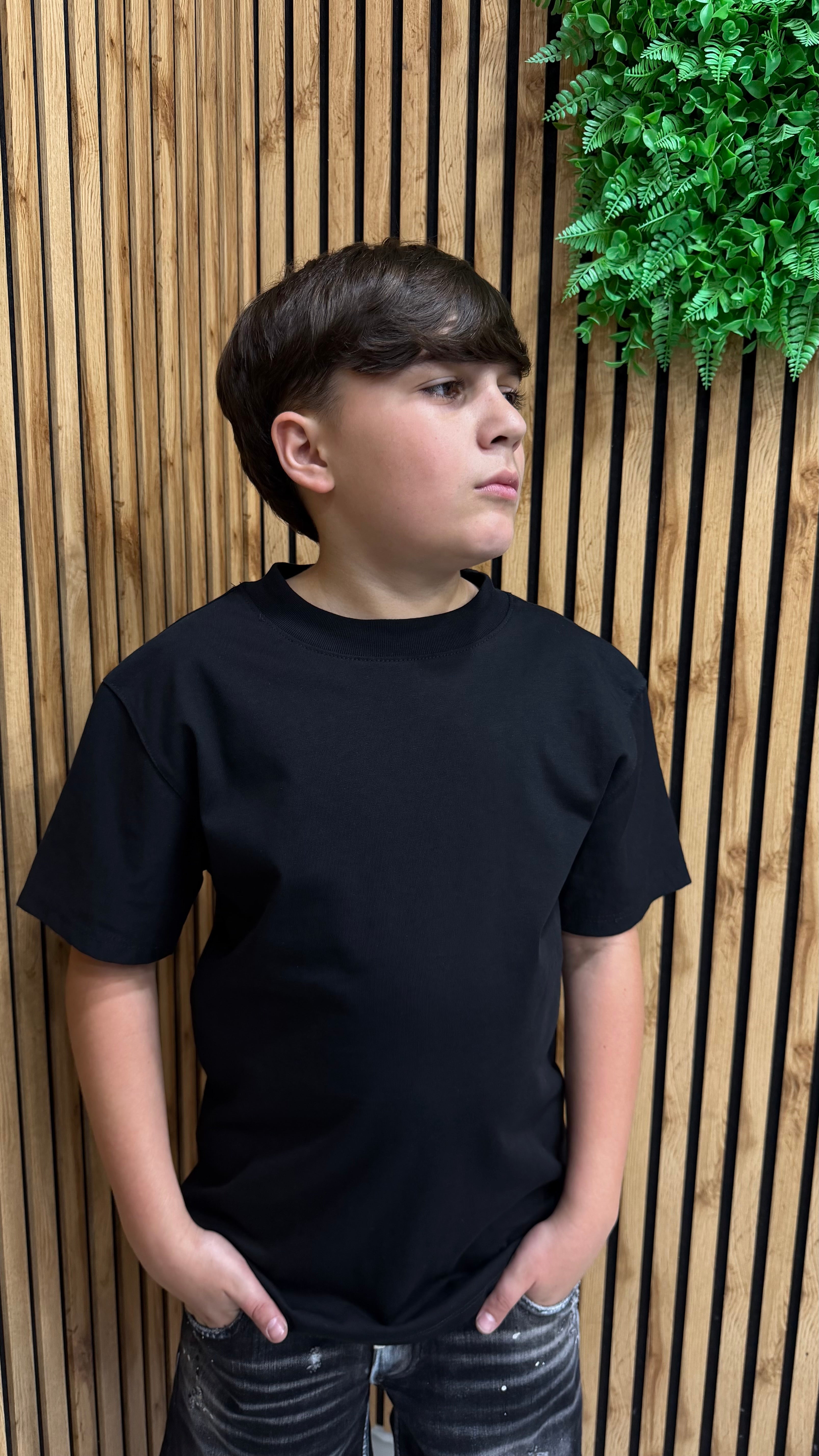 T-Shirt Black Basic Junior