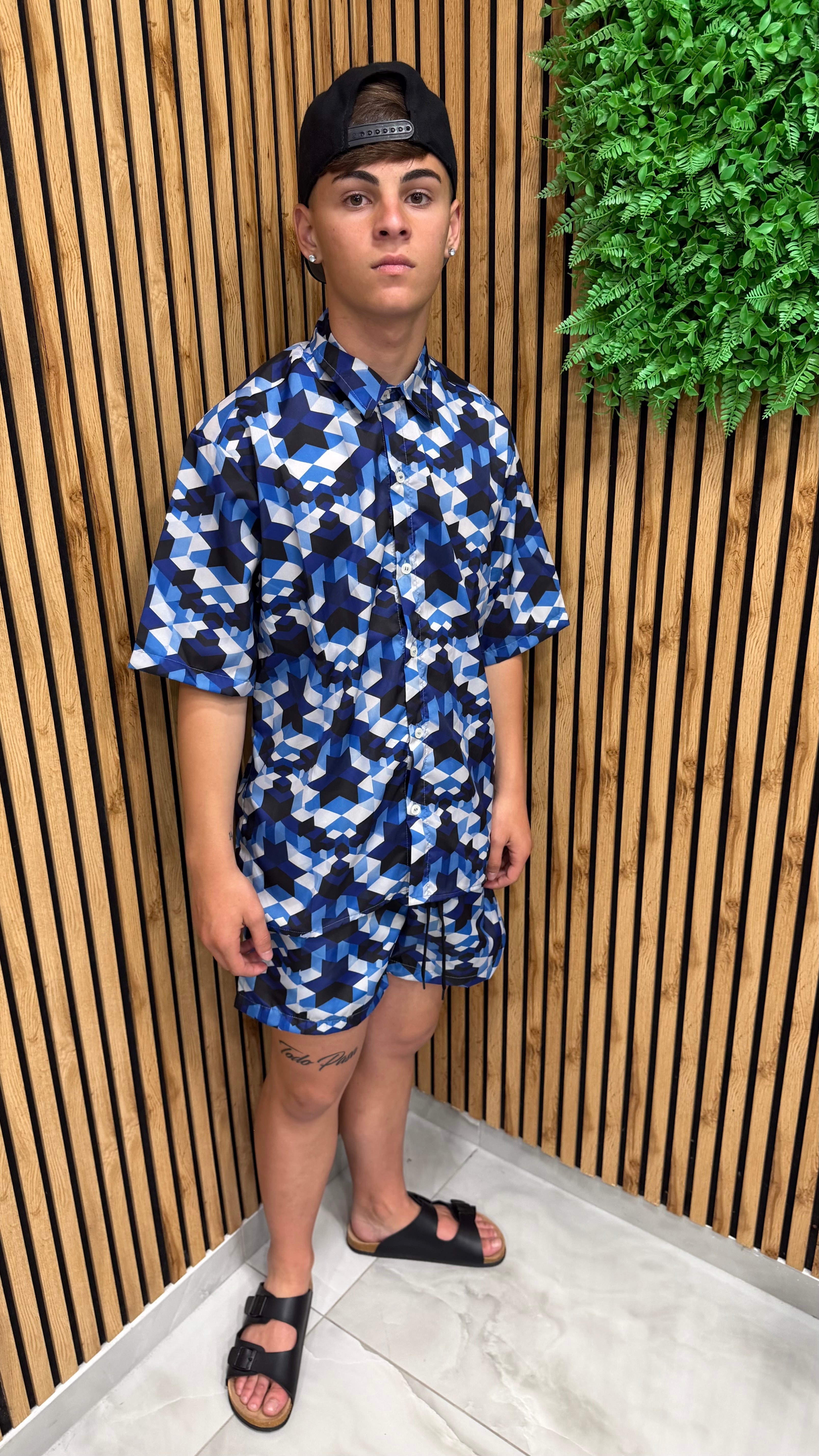 Coordinato Camicia Costume “Acquario”