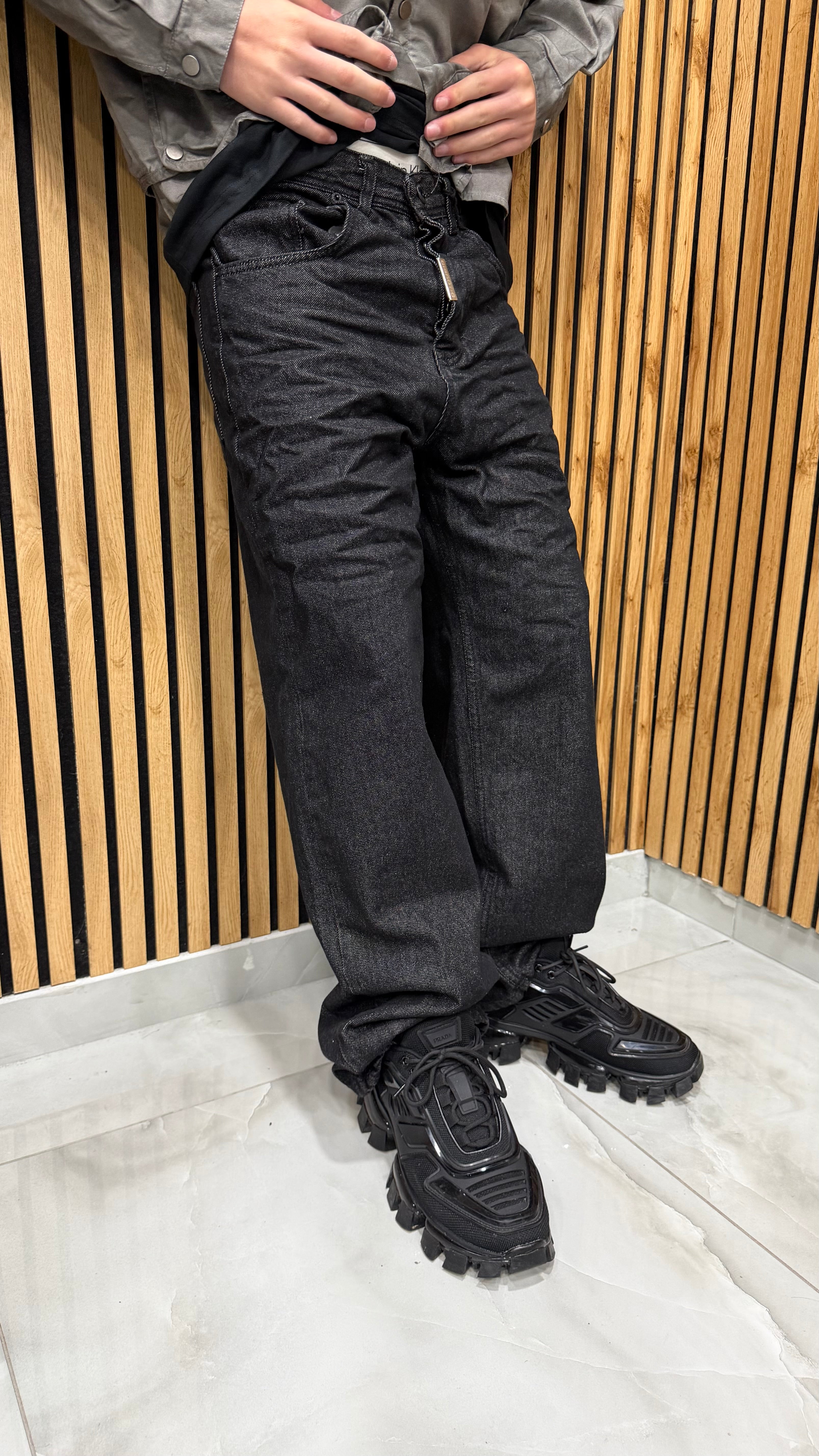 Jeans Super Baggy Double Black Cianotic