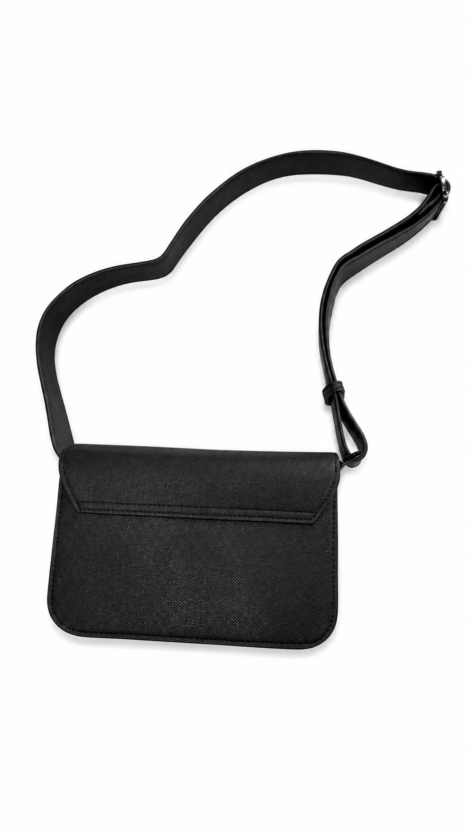 Borsello “Icon” Black Con Tracolla Regolabile