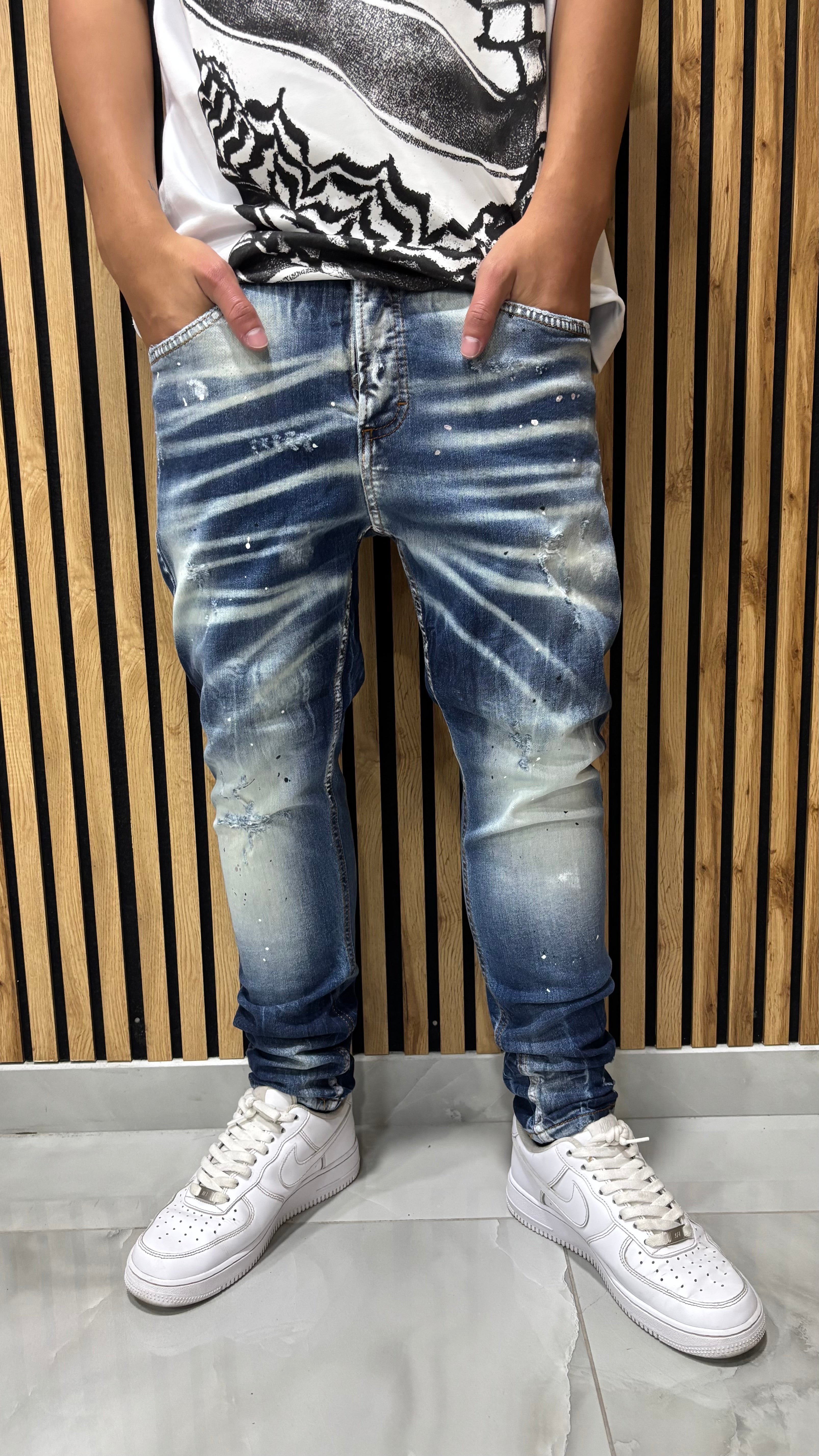 JEANS MOOD DSQ PRIVILEG BLU Cianotic