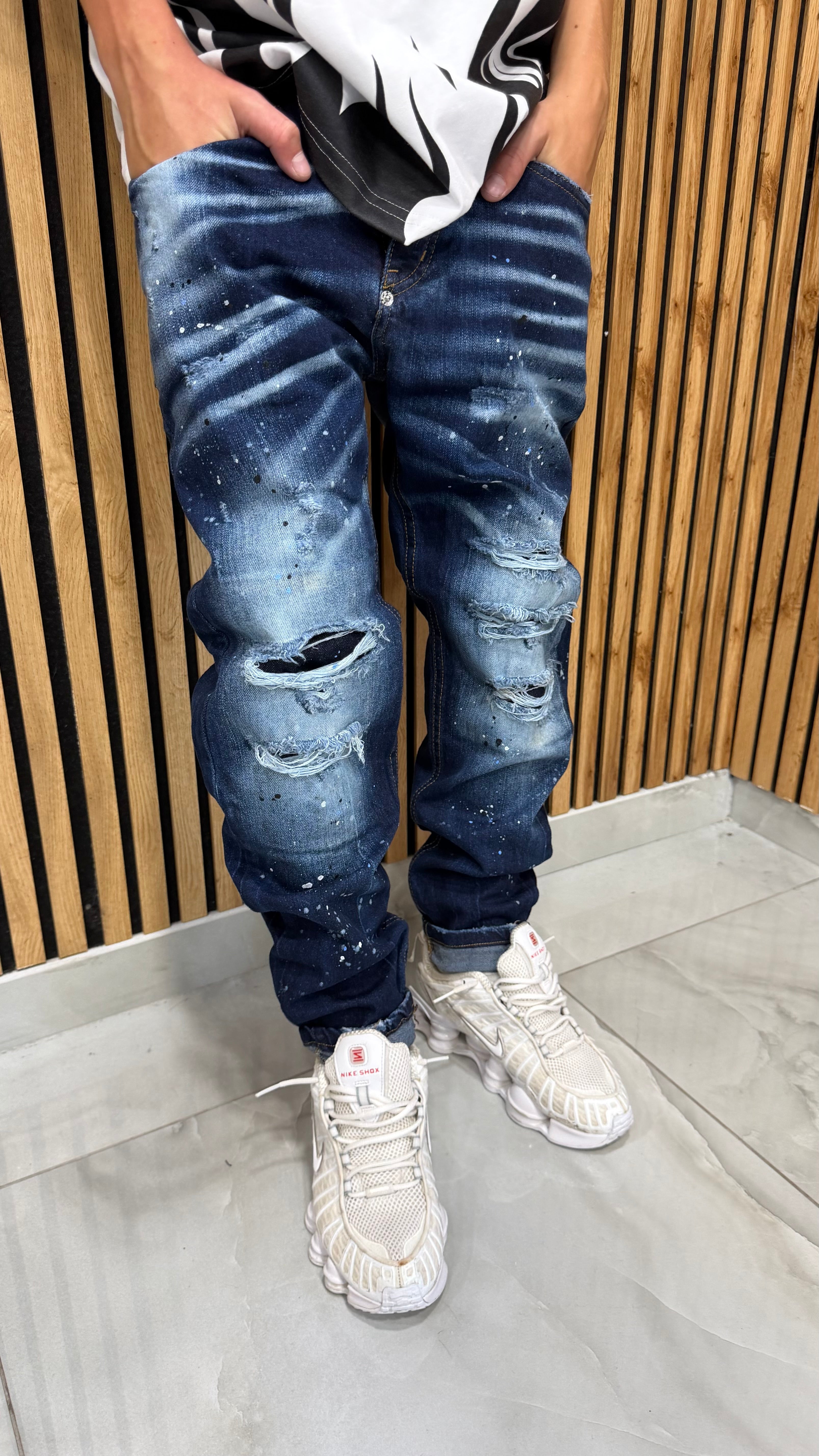 Jeans Uomo Mood DSQ DR99 Blue Cianotic