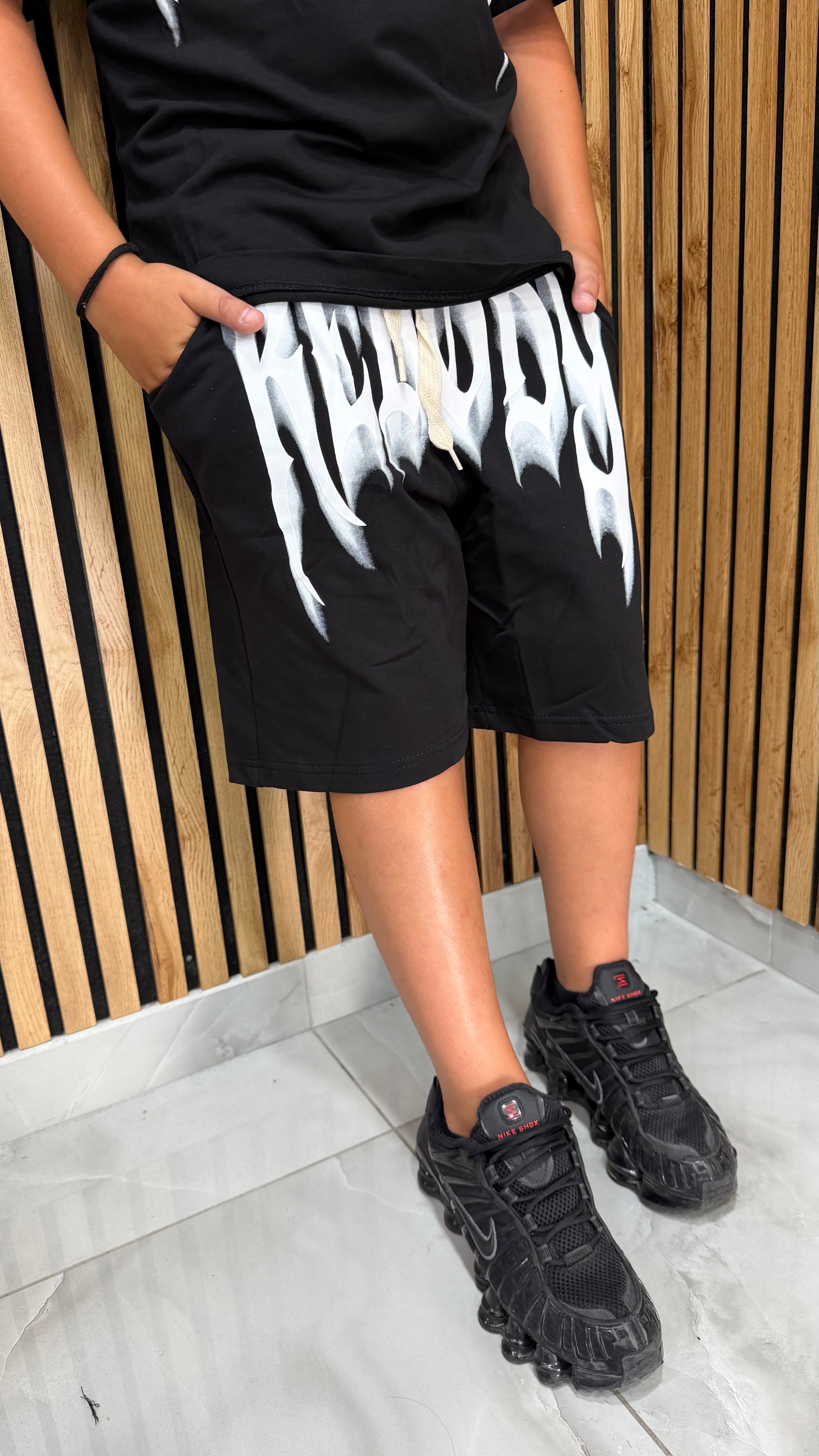Coordinato “Rebody” Black Junior