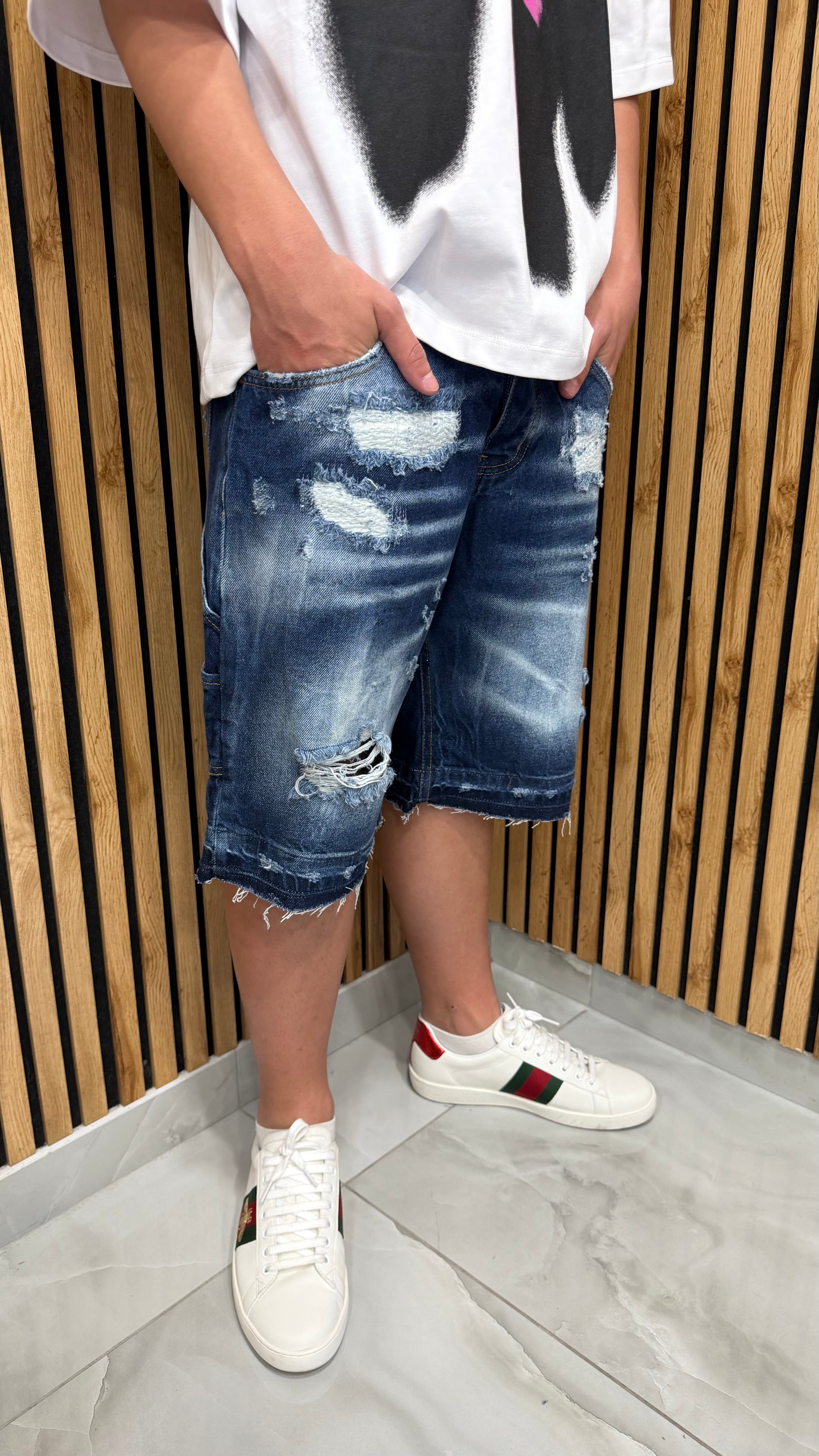 Jeans Short Carpenter Rust Edge Blu Cianotic