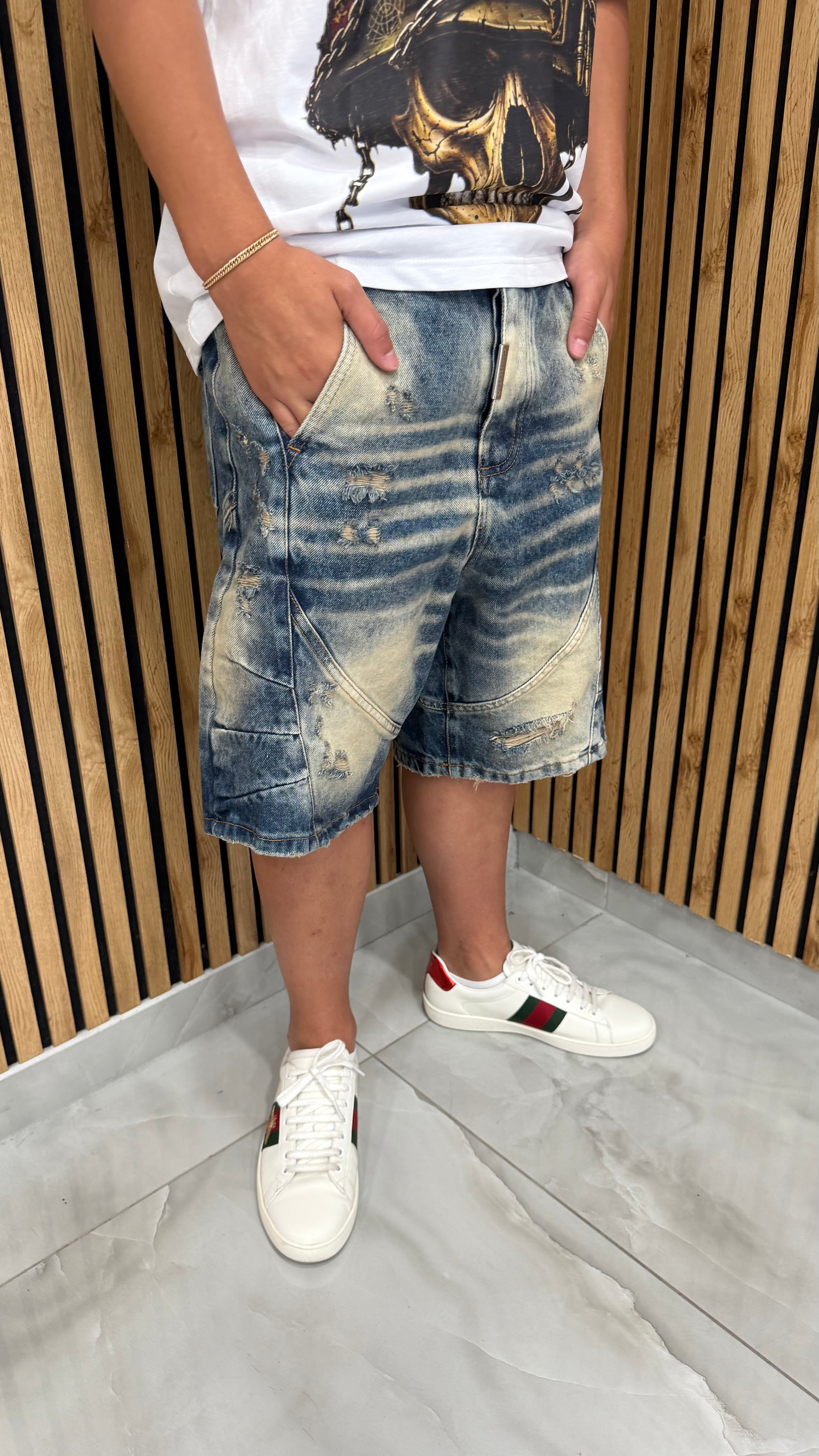 Jeans Short Mr 465 Cianotic 2 Colori