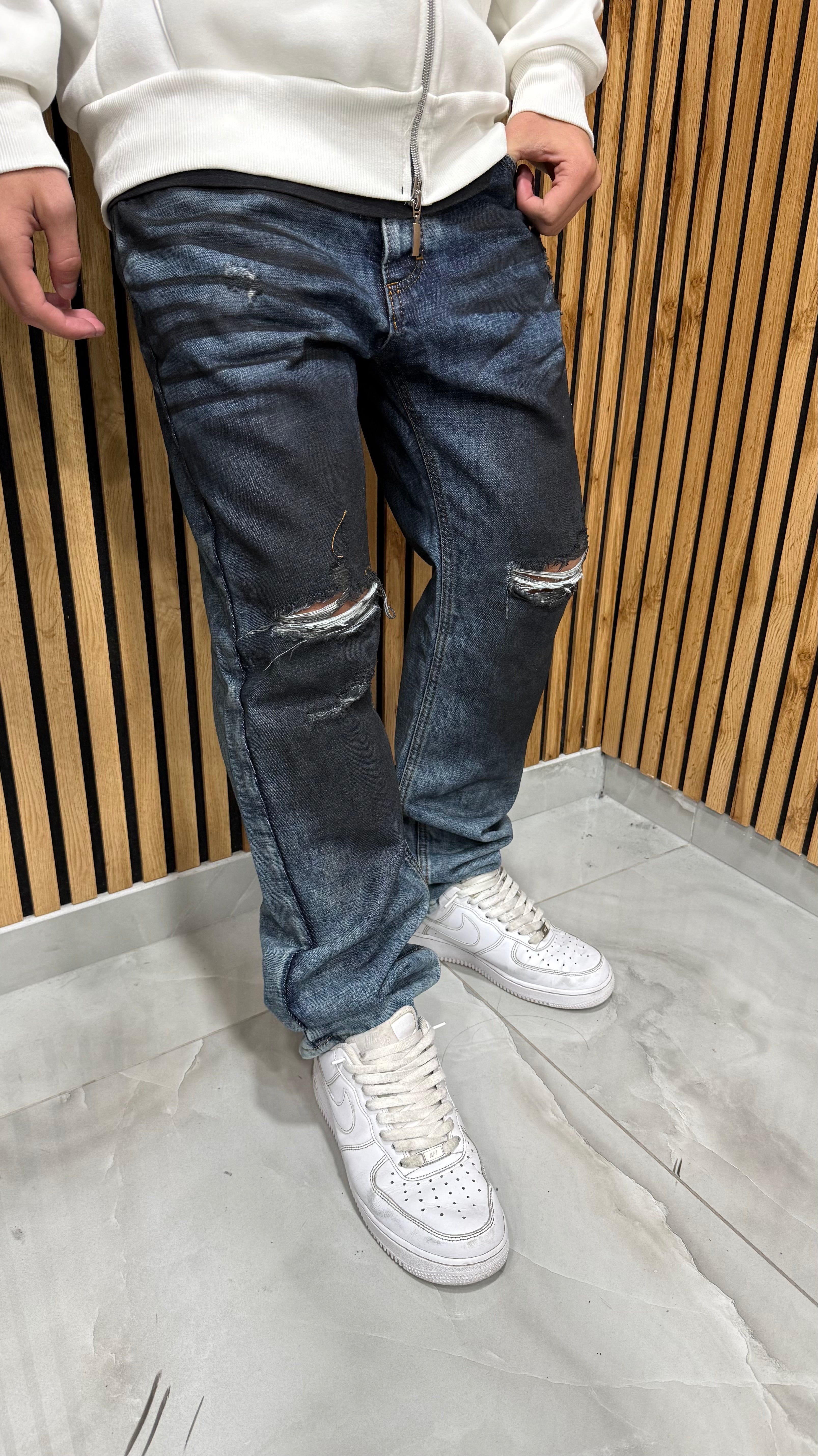 Jeans Straight “Dark Blue” Cianotic