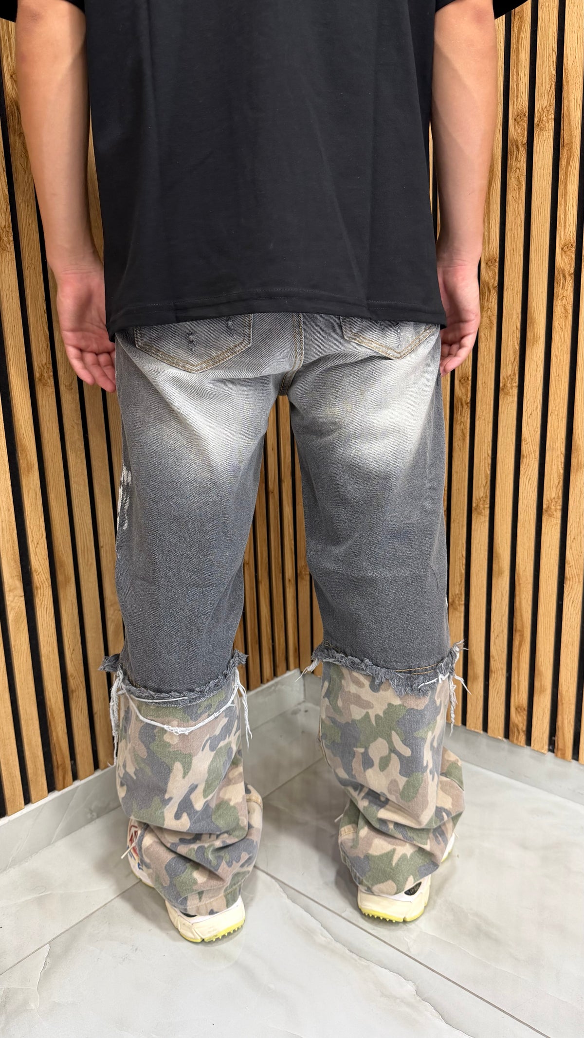 Jeans Uomo Sfranged Army