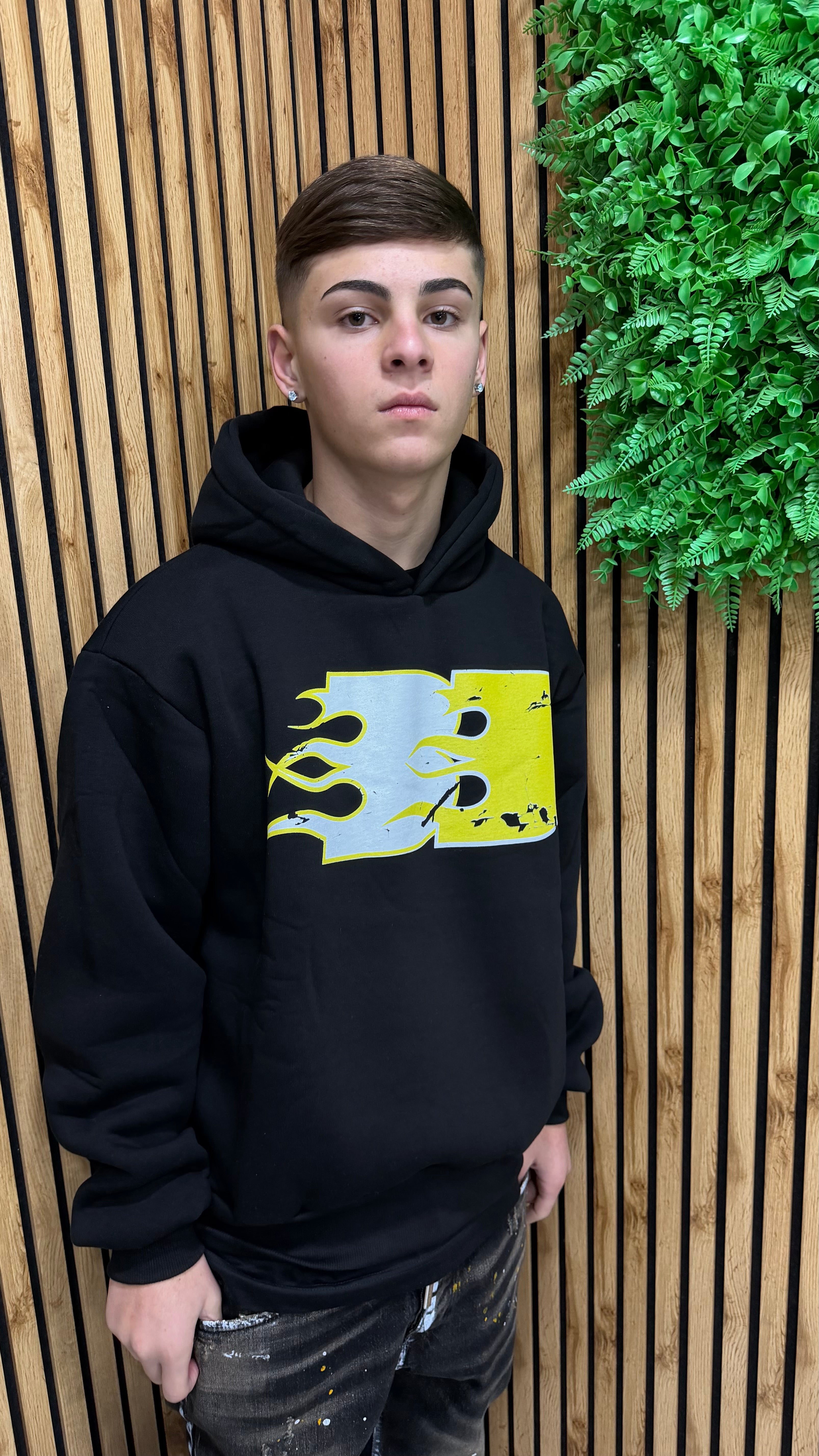 Felpa “Double-B” Cappuccio