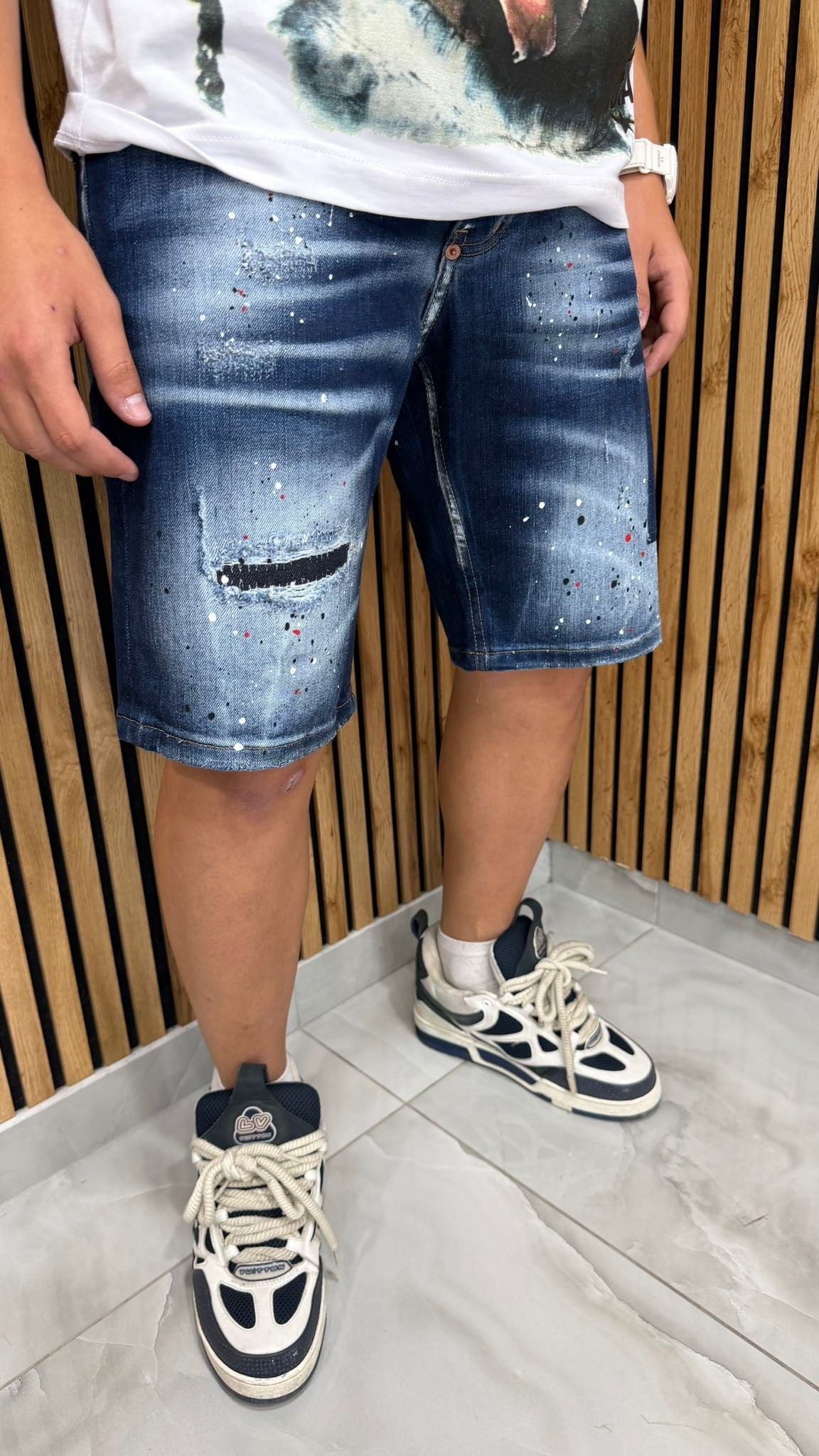 Jeans Shorts M90 Blue Cianotic