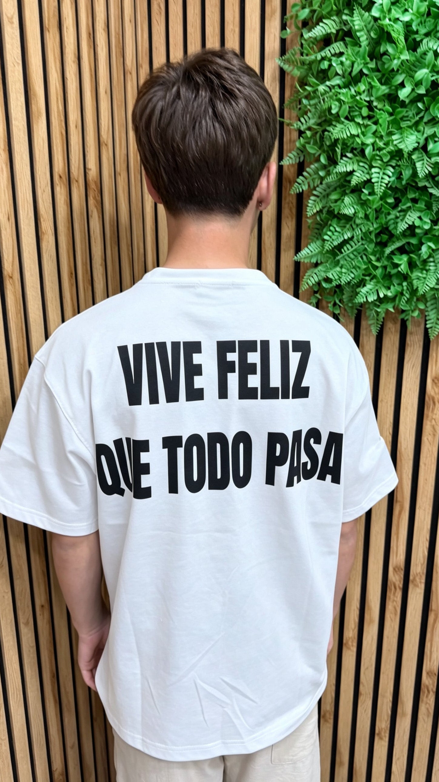 T-Shirt “Vive Feliz Que Todo Pasa”