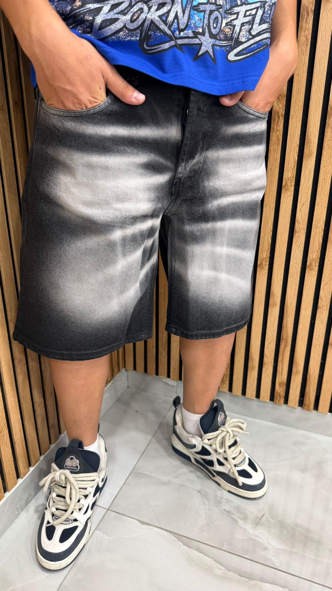 Bermuda Baggy “Gray Ink”