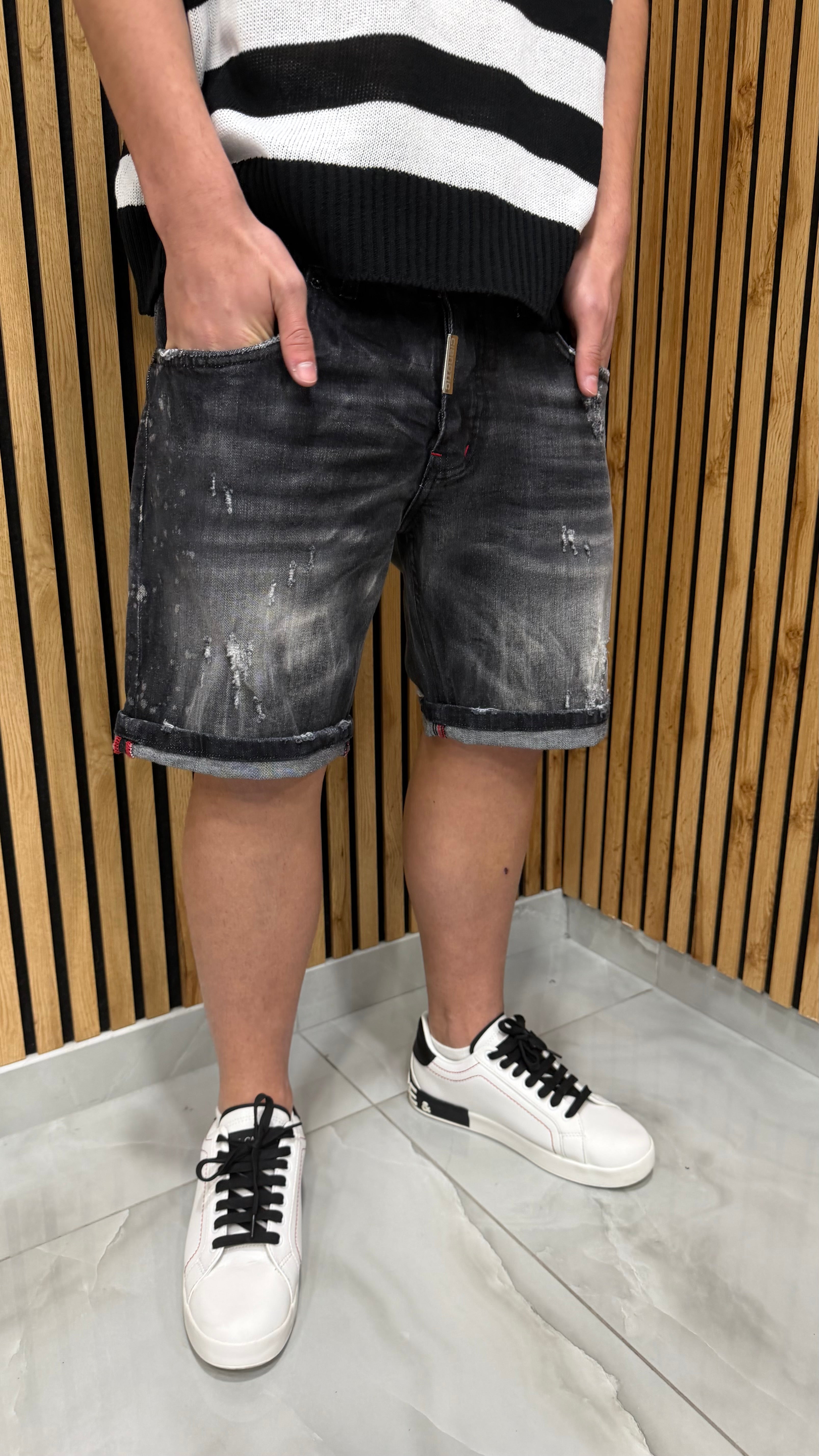 Jeans Short RC7 Black Cianotic