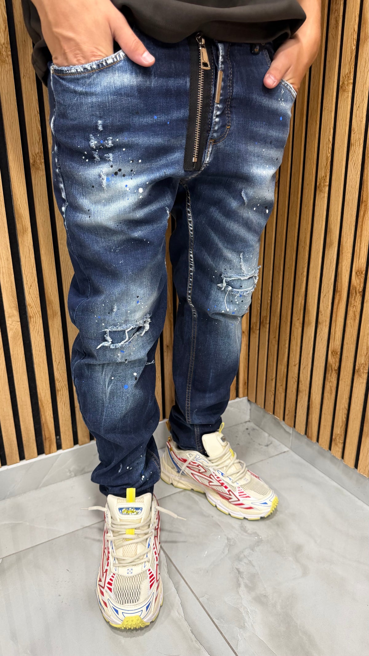 Jeans Uomo Queens Blue Cianotic