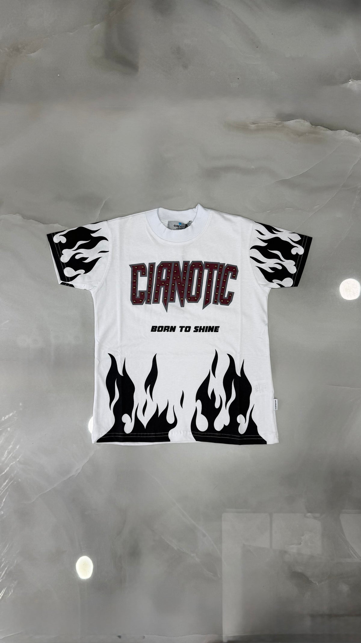 T-Shirt Junior Fire Mod.Sage Cianotic