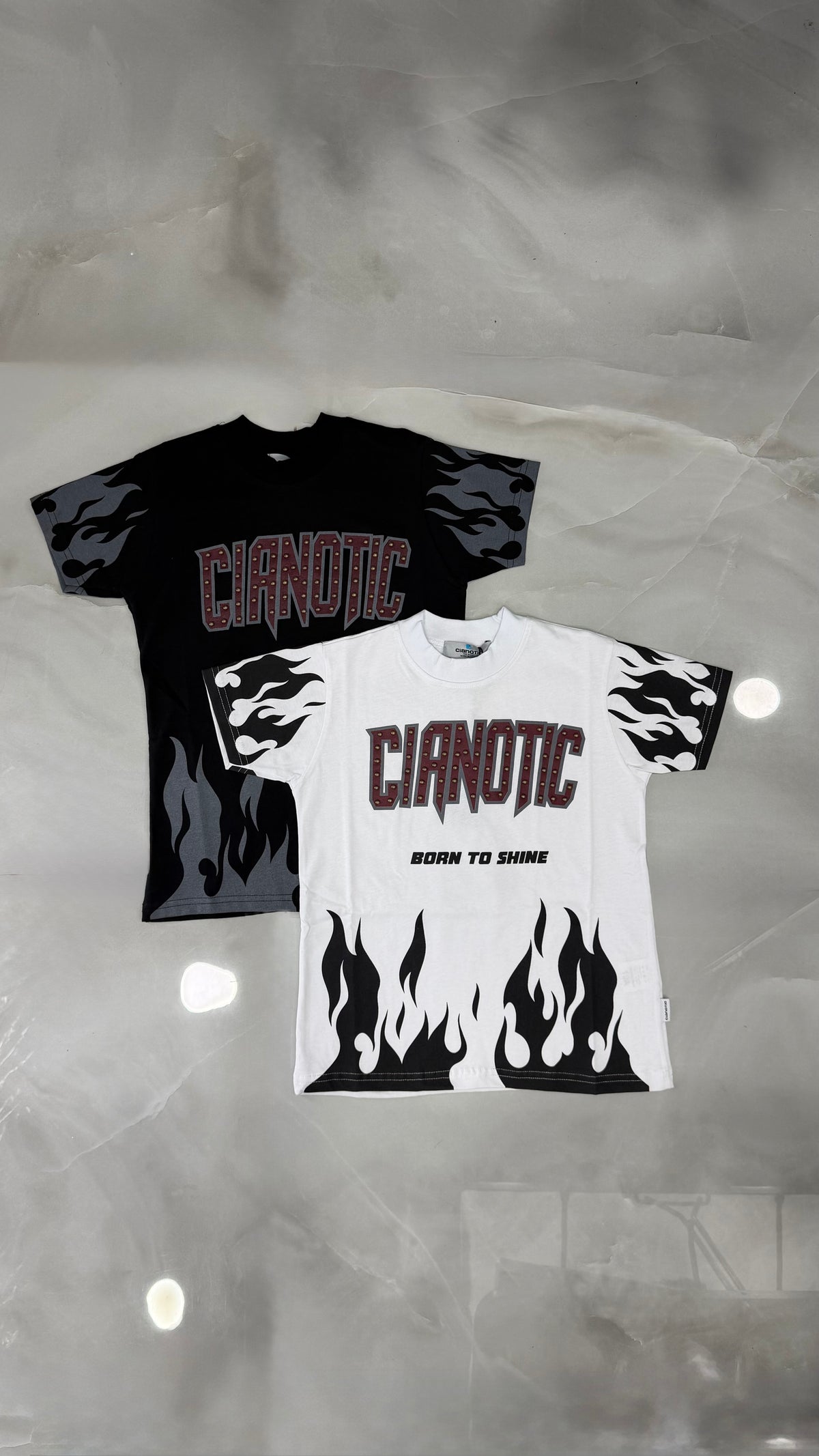 T-Shirt Junior Fire Mod.Sage Cianotic
