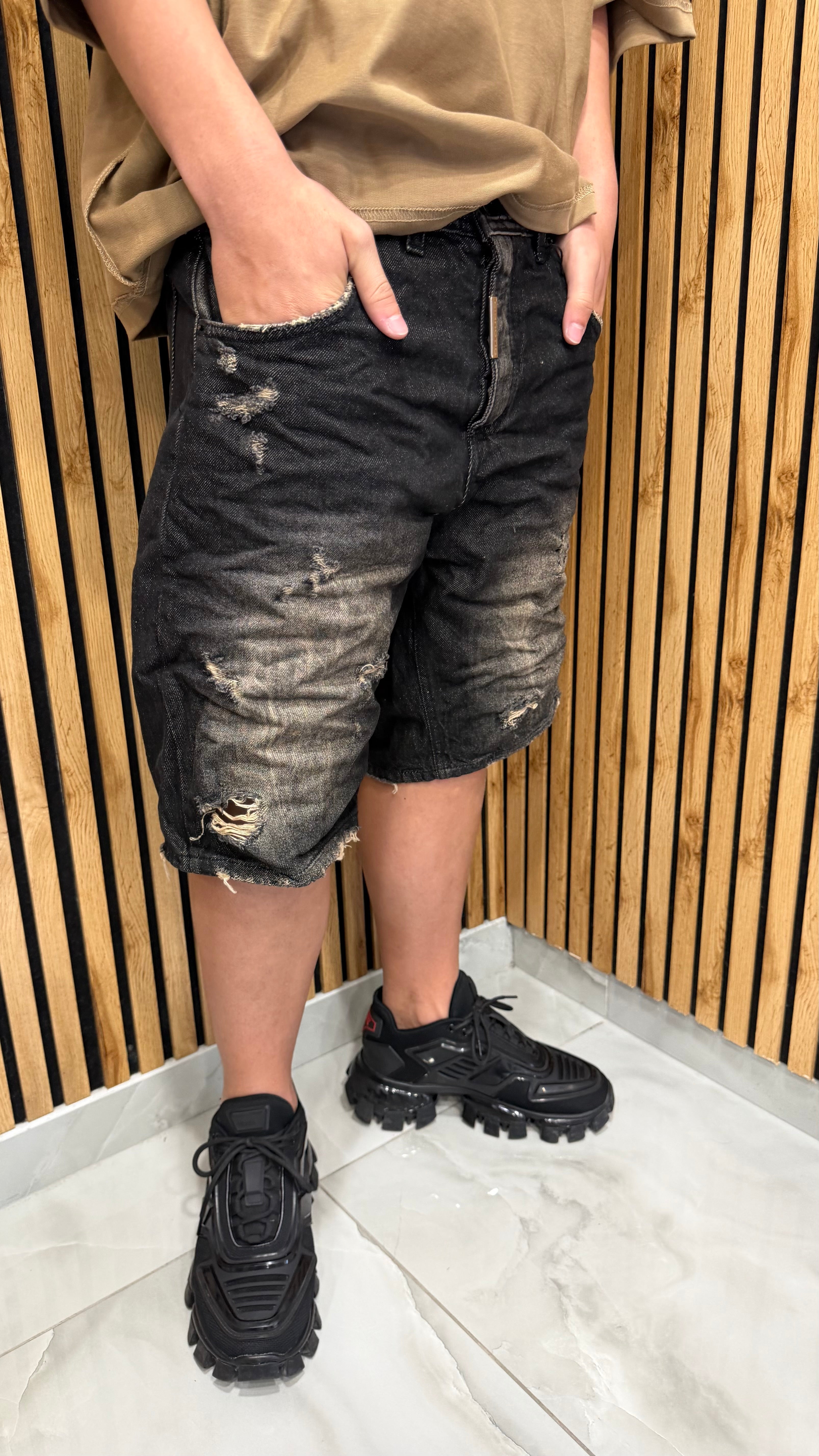 Jeans Short RSB 3/2 Black Cianotic