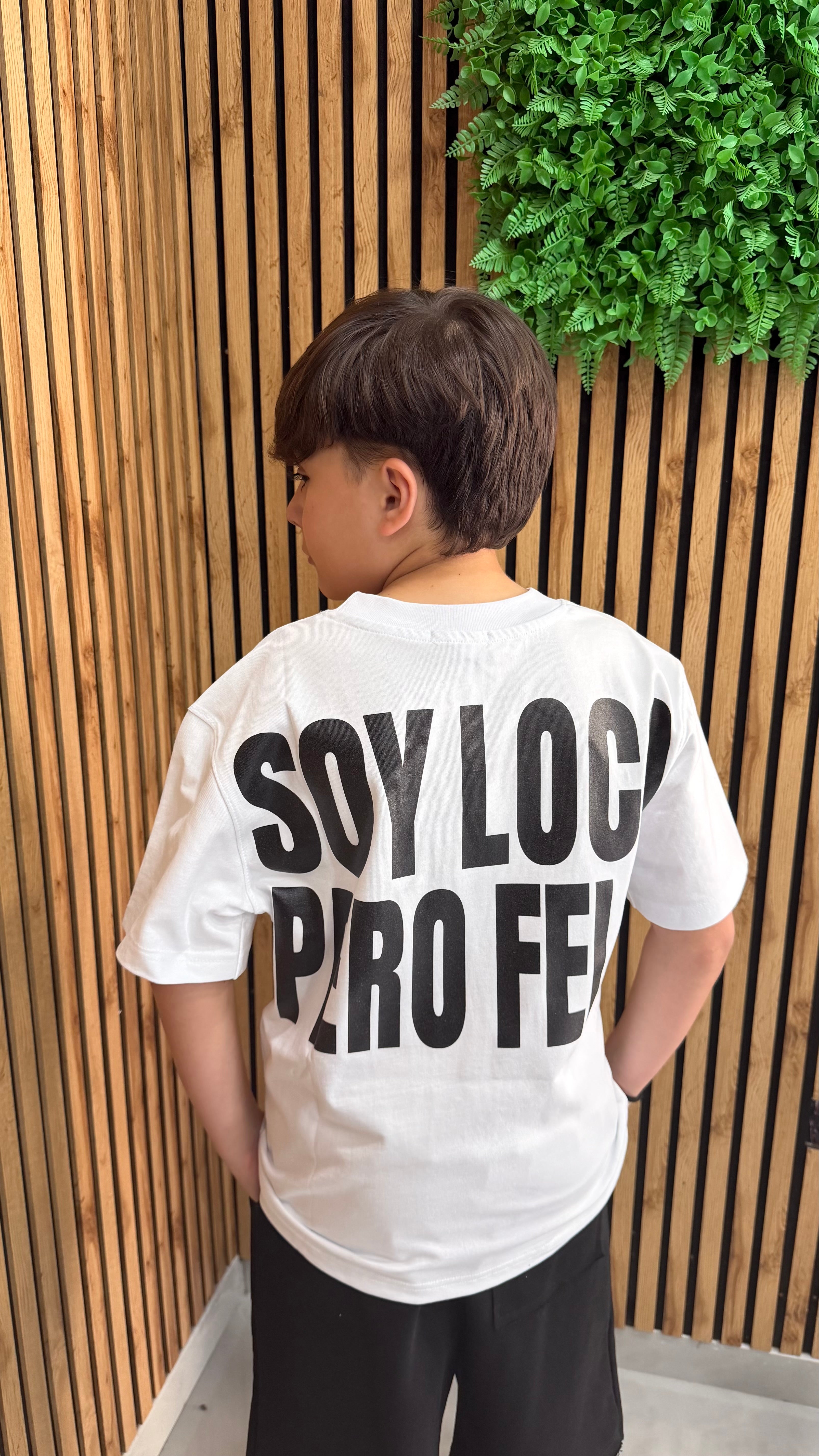 T-Shirt “Soy Loco Pero Feliz” 2 Colori Junior