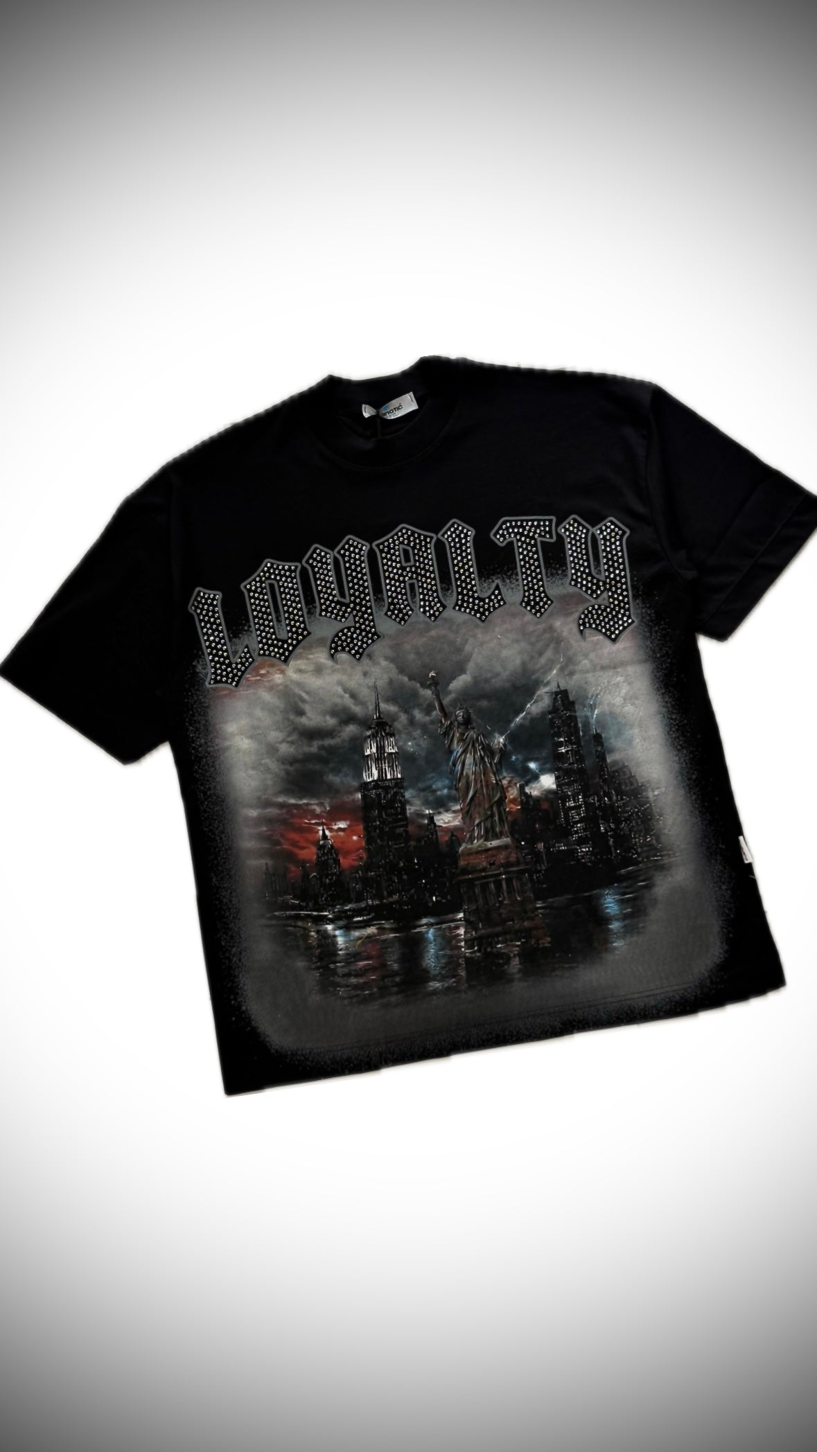 T-Shirt Crop Loyalty Cianotic 2 Colori