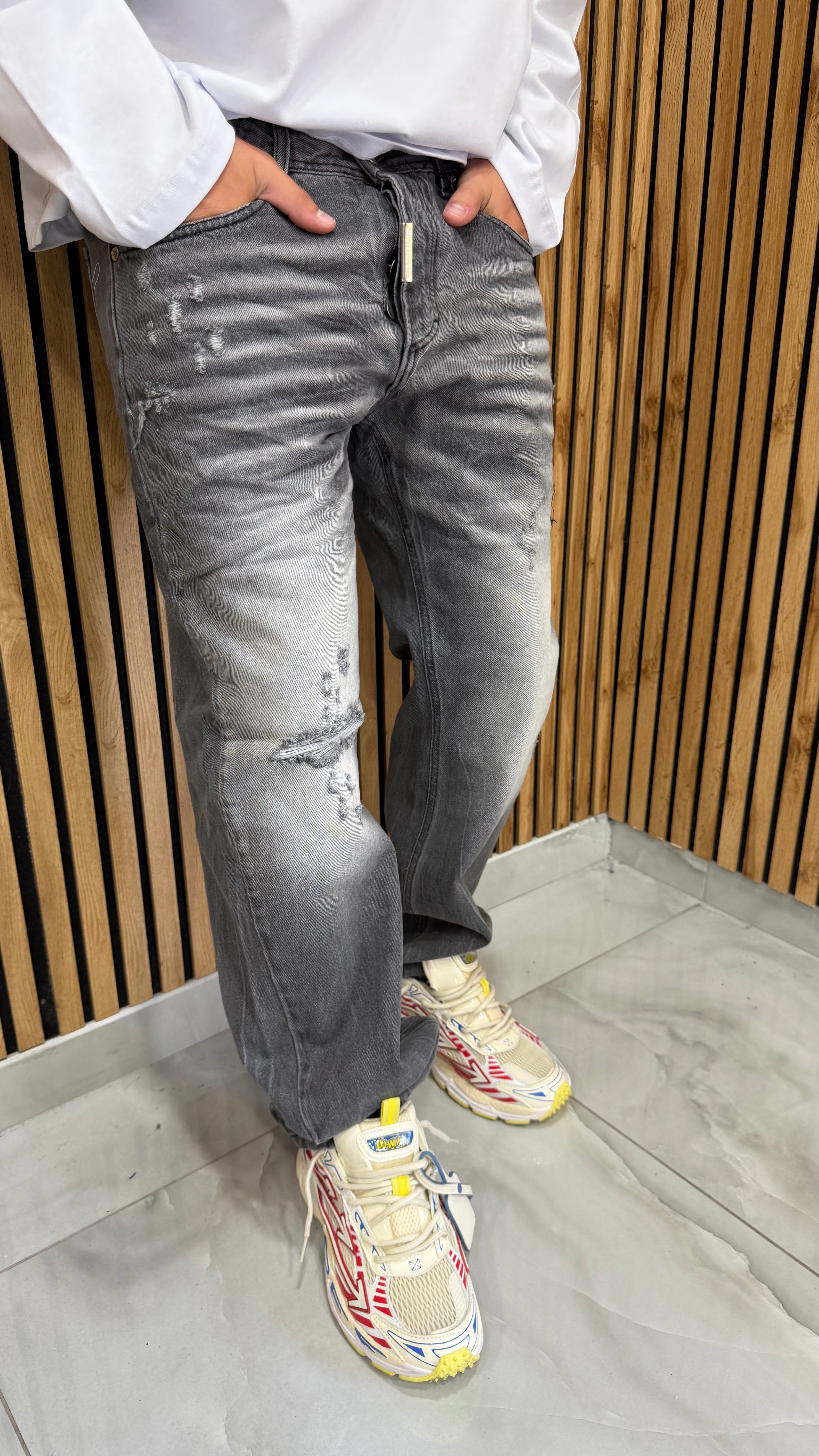 Jeans Uomo Baggy Urban Fade 2 Black Cianotic
