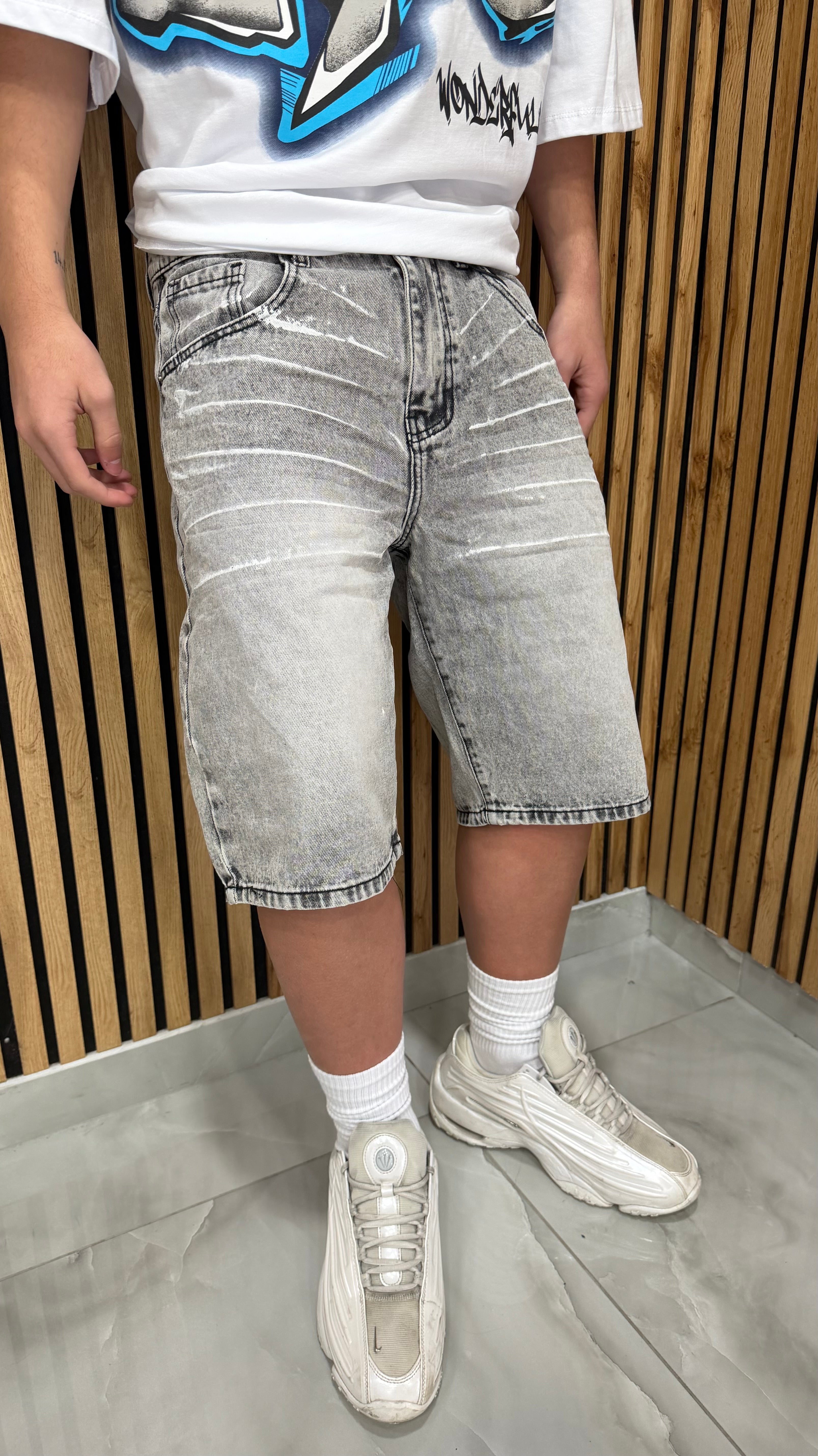 Jeans Shorts Denim “Inox”