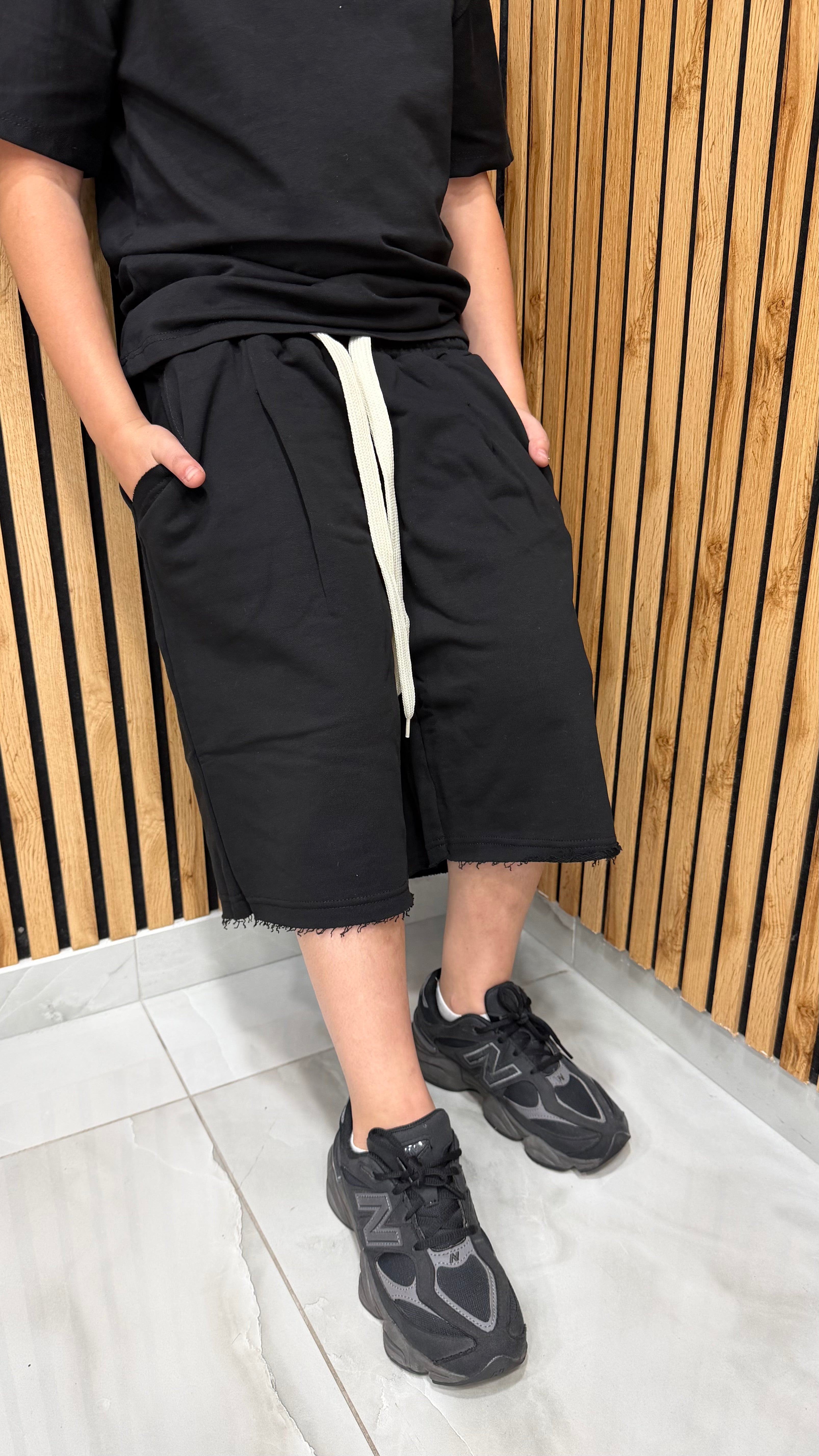 Shorts “Taglio Vivo” Cianotic 3 Colori Junior