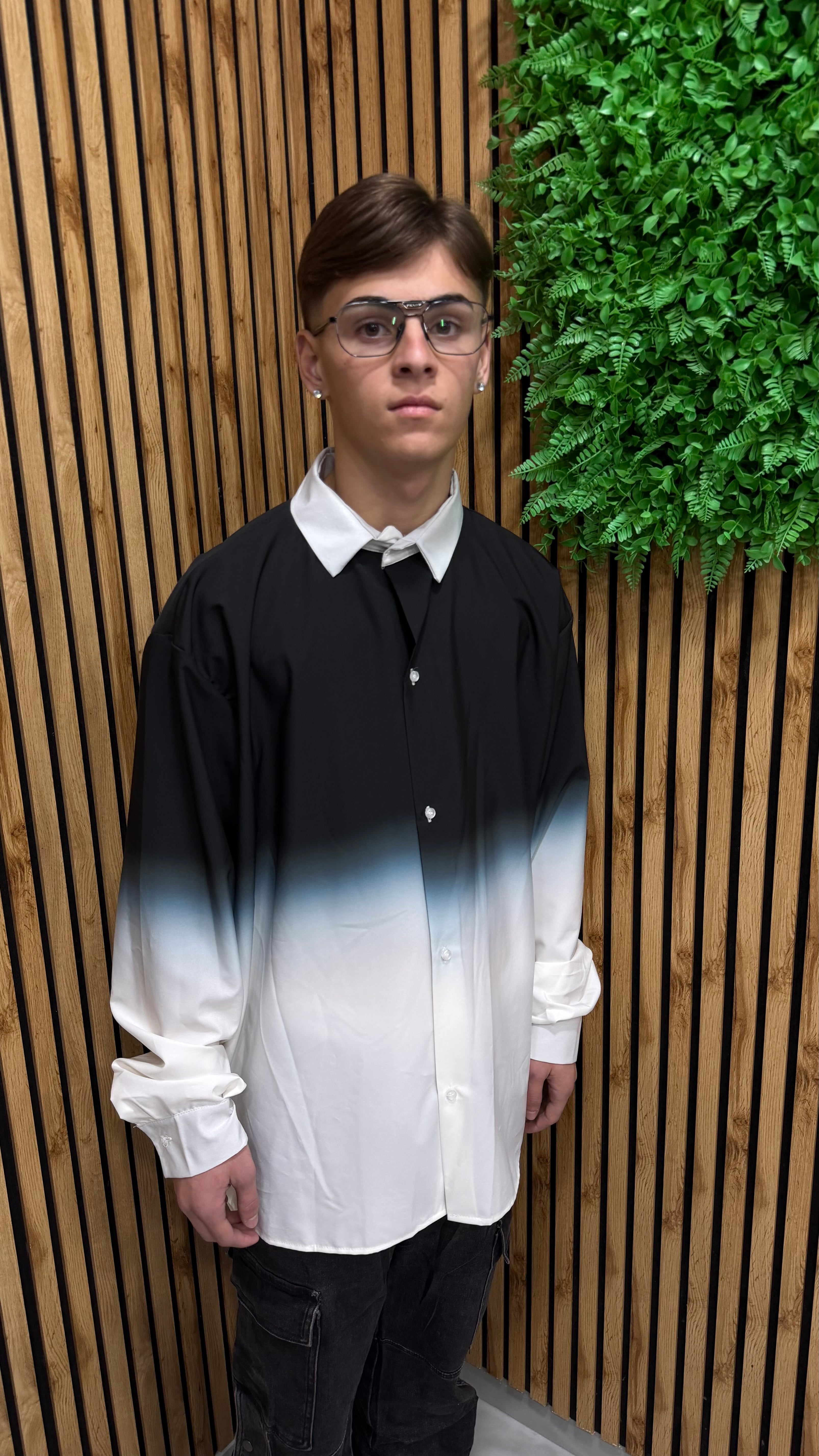 Camicia Sfumed Black/White 2 Colori