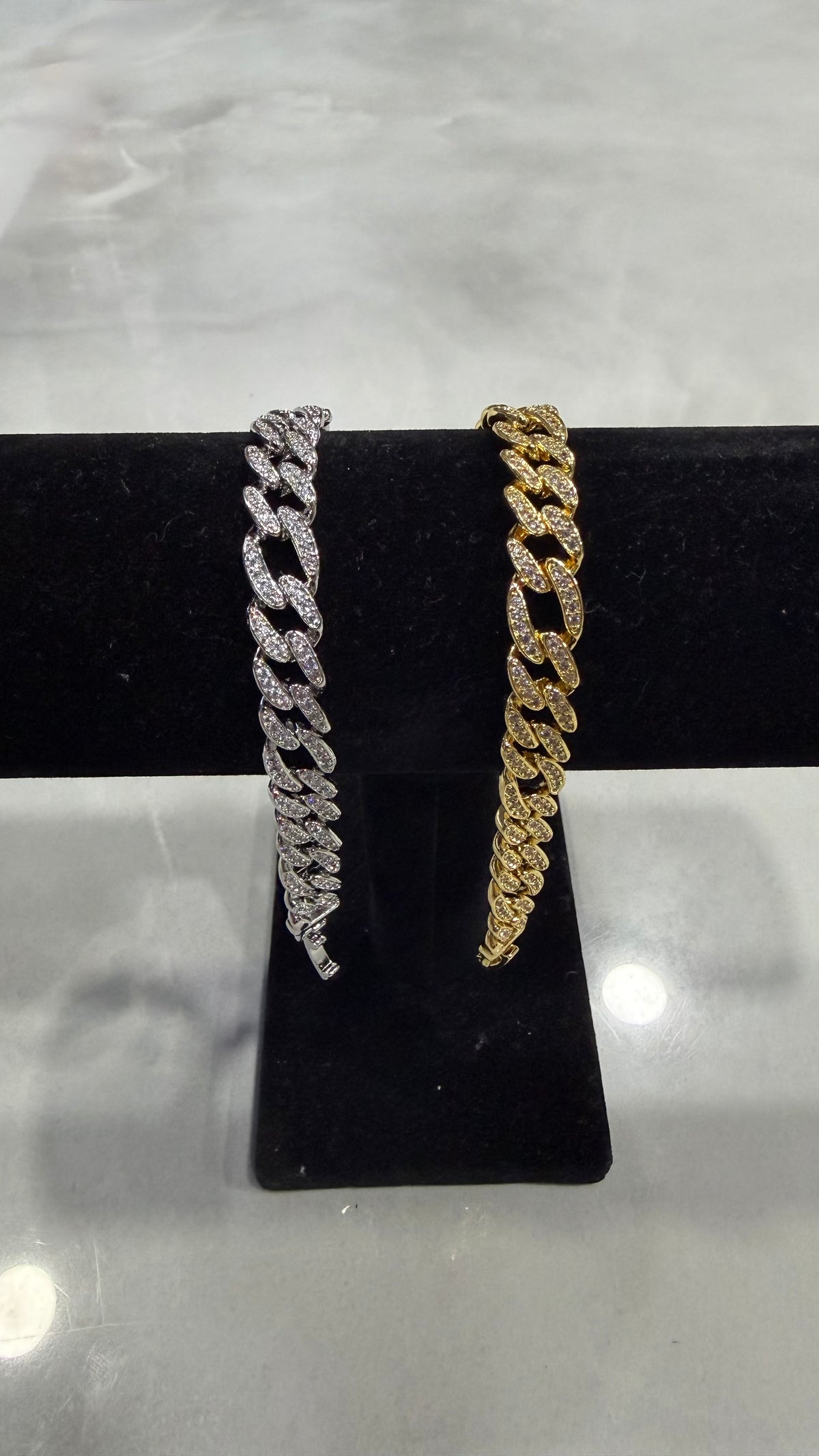 Bracciale Uomo “Cuban” 2 Materiali