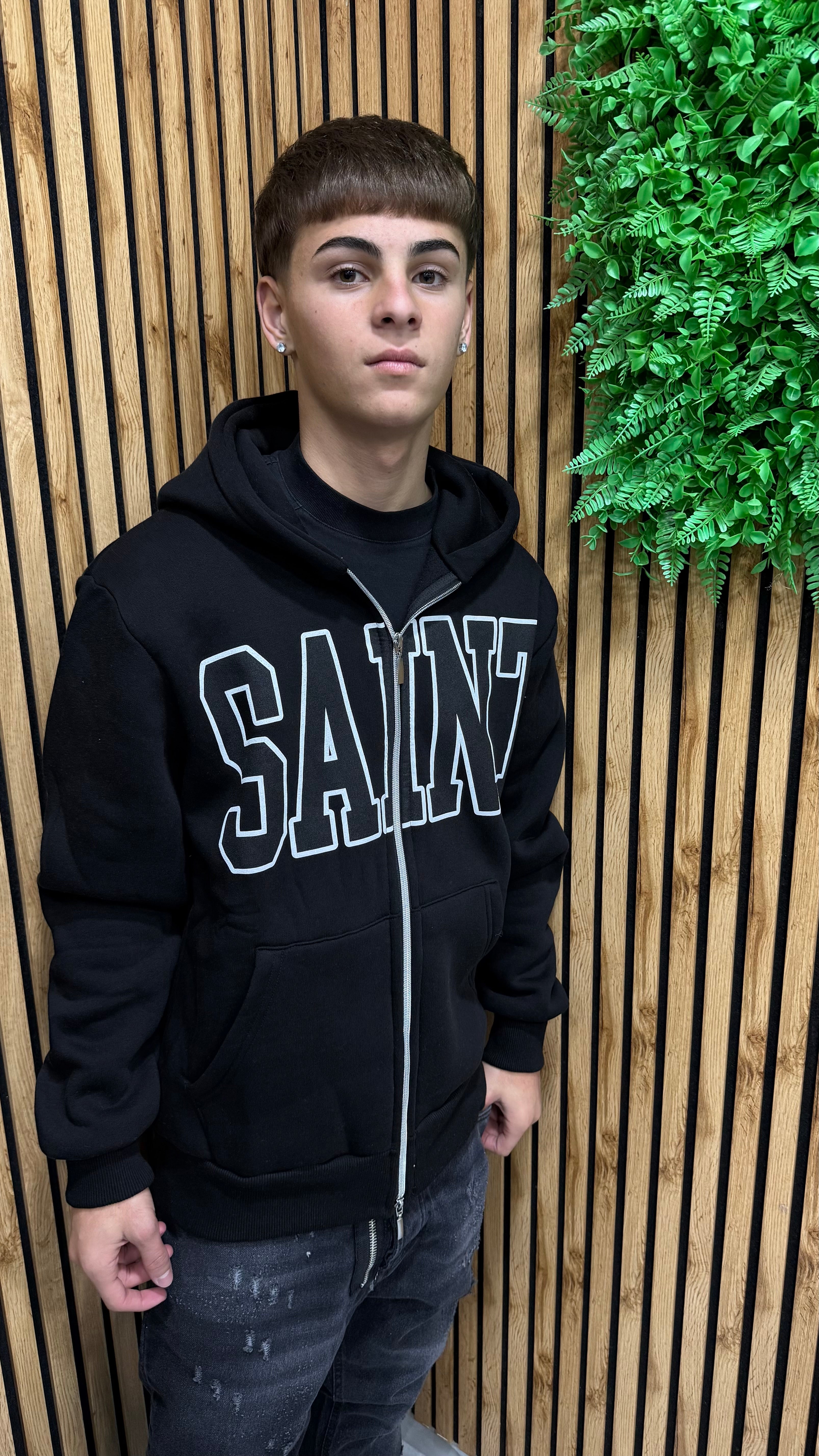 Felpa “Saint” Zip Premium Quality