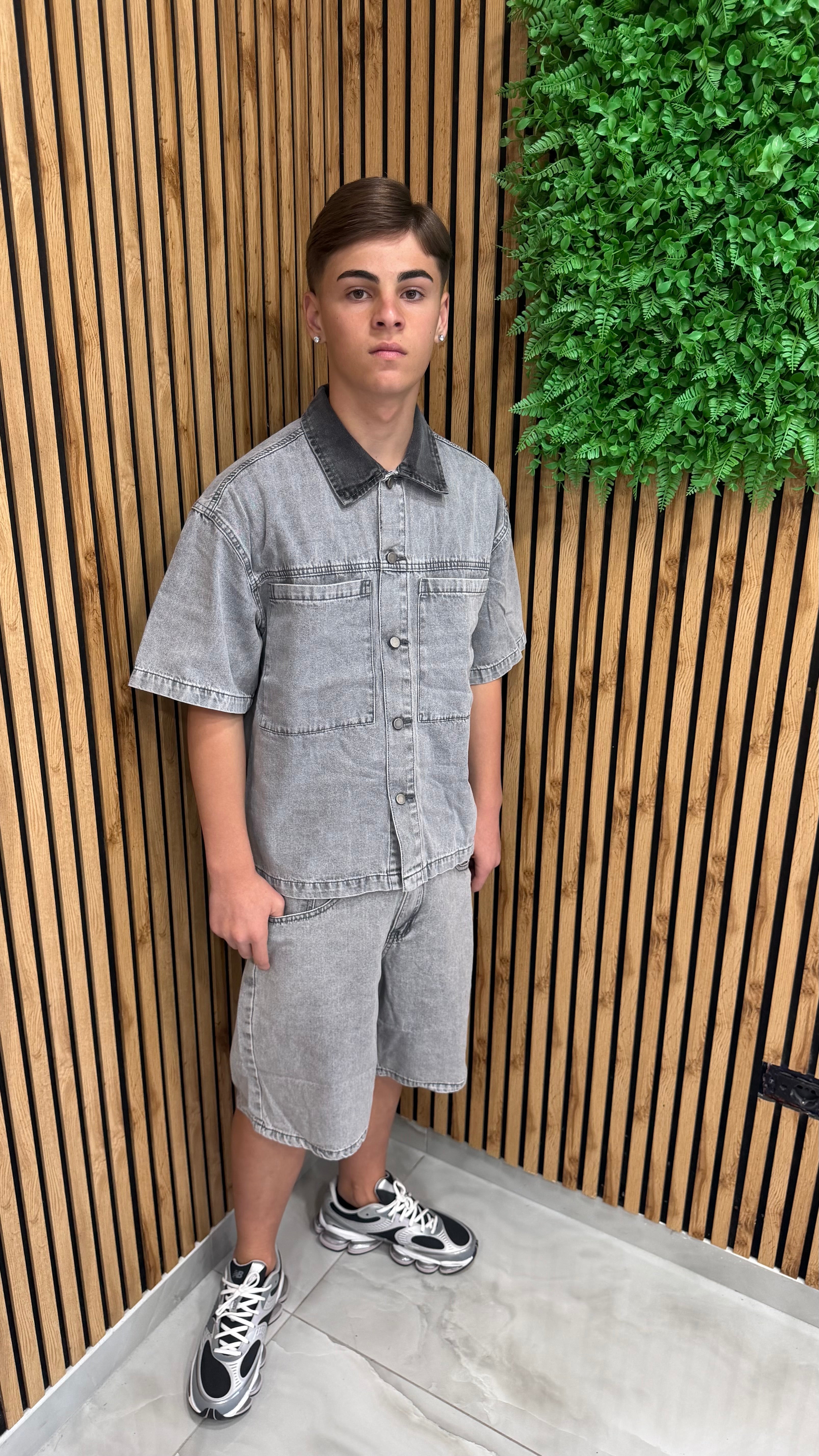 Coordinato Denim “Grey Double”
