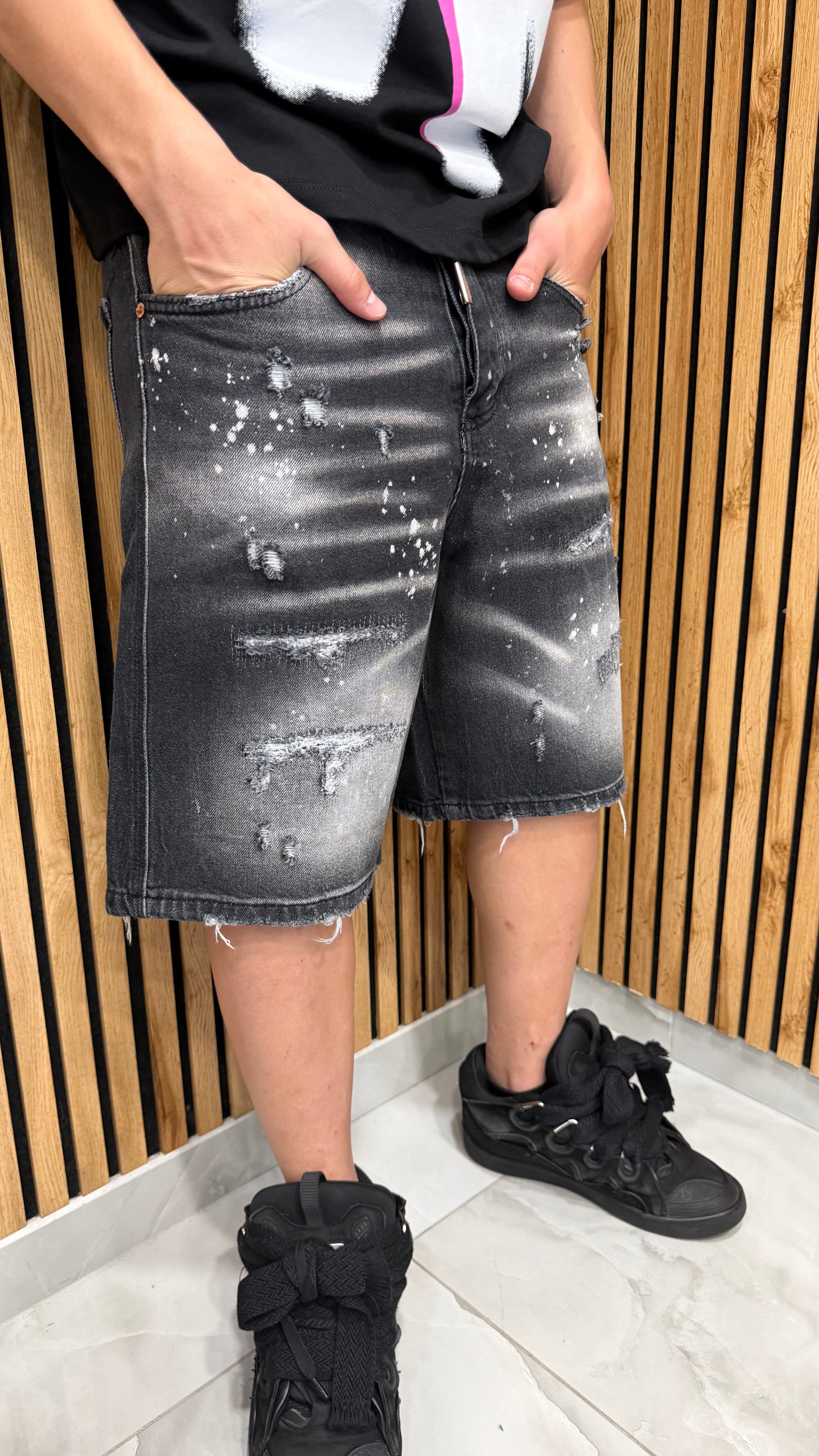 Jeans Short 3A Black SC Cianotic