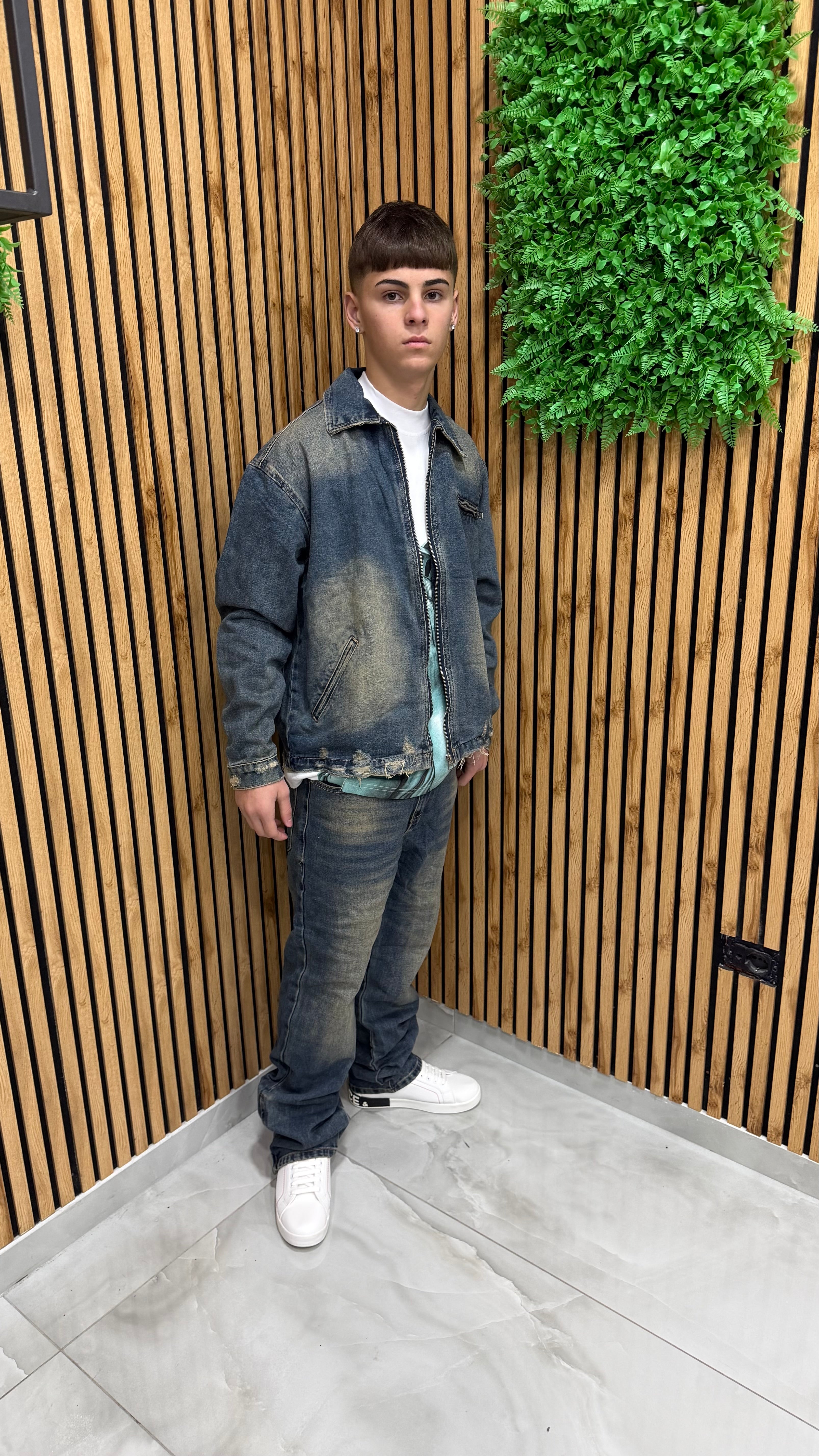 Coordset Jeans “Safari Destroyed”