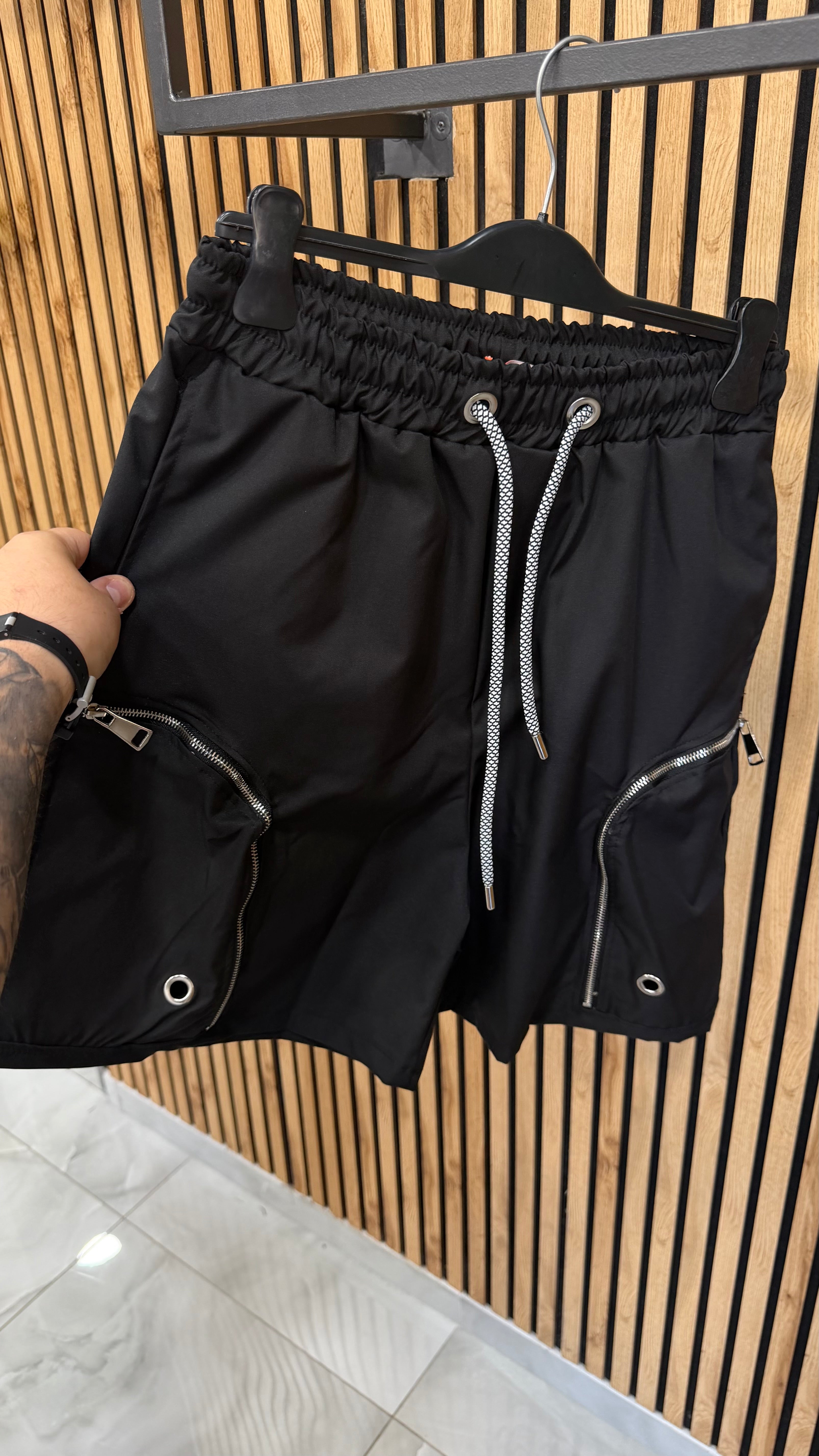 Short Nylon Zip JM 4 Colori