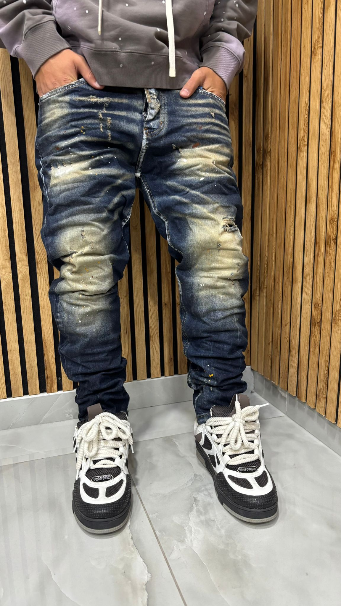 Jeans “Omer Sabbiato” Cianotic