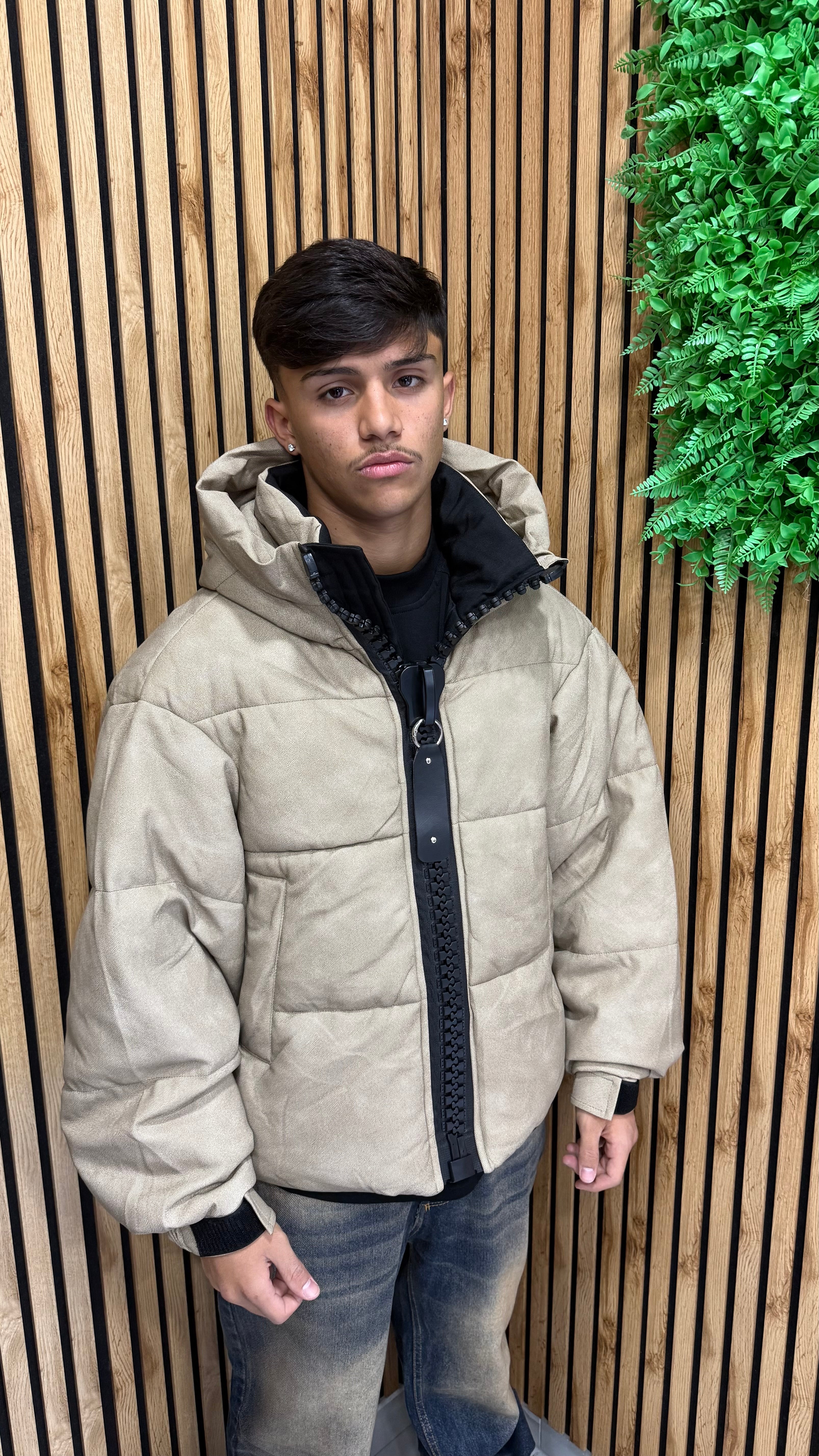 Giubotto Mood "Balen*iaga" Zip Central Oversize