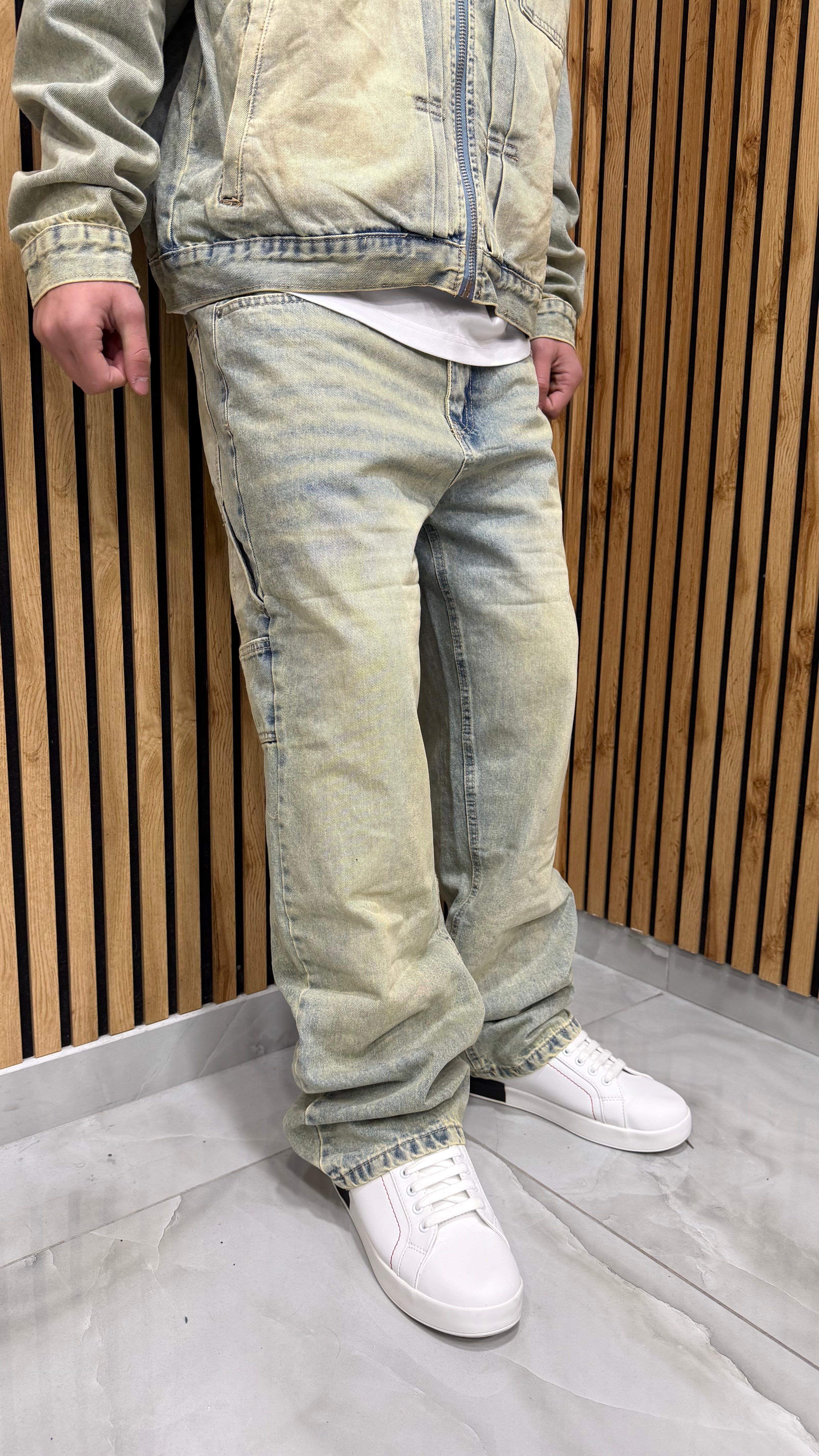 Coordset Jeans “Light Blue”